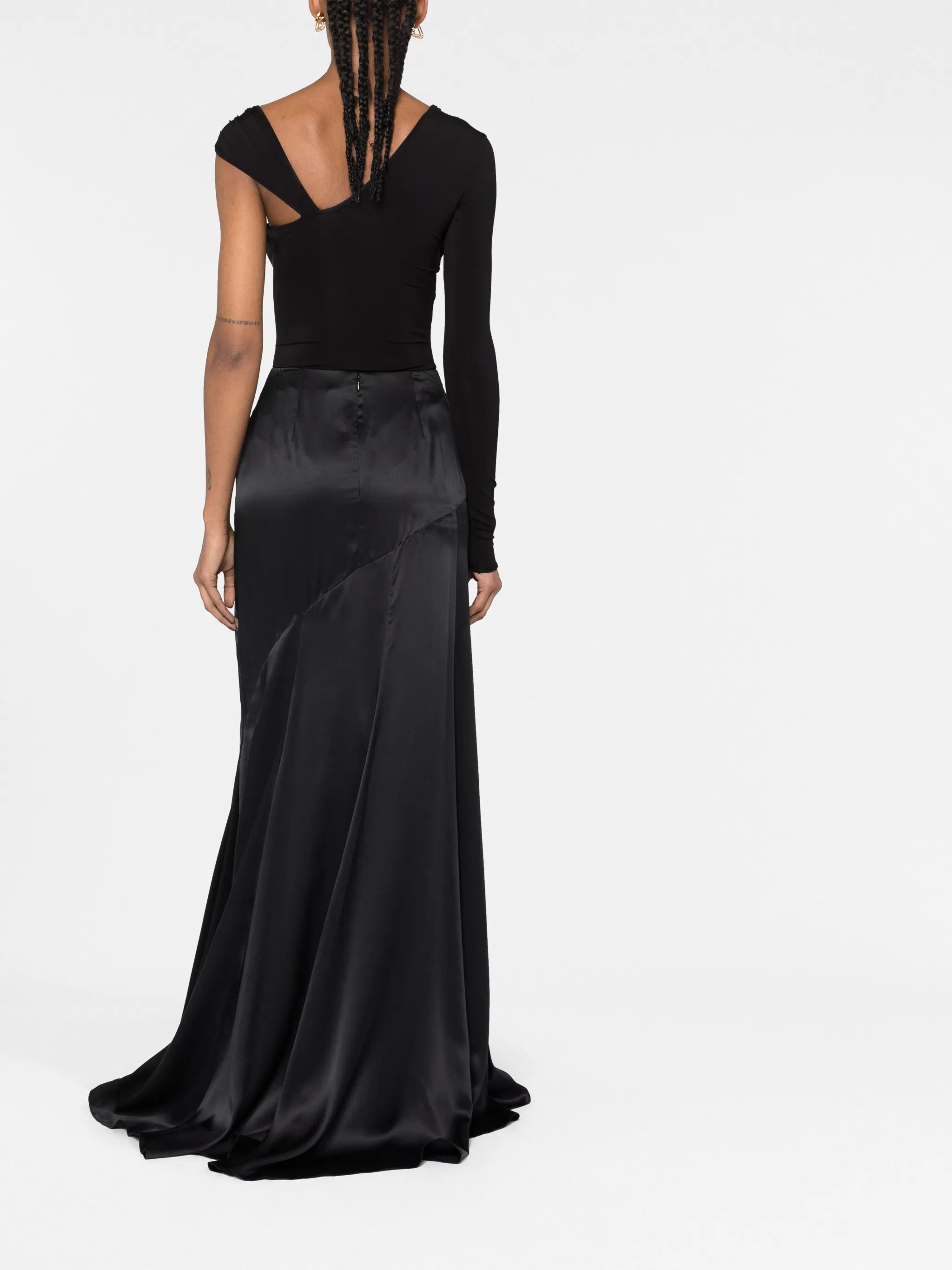 Jasmin silk maxi skirt
