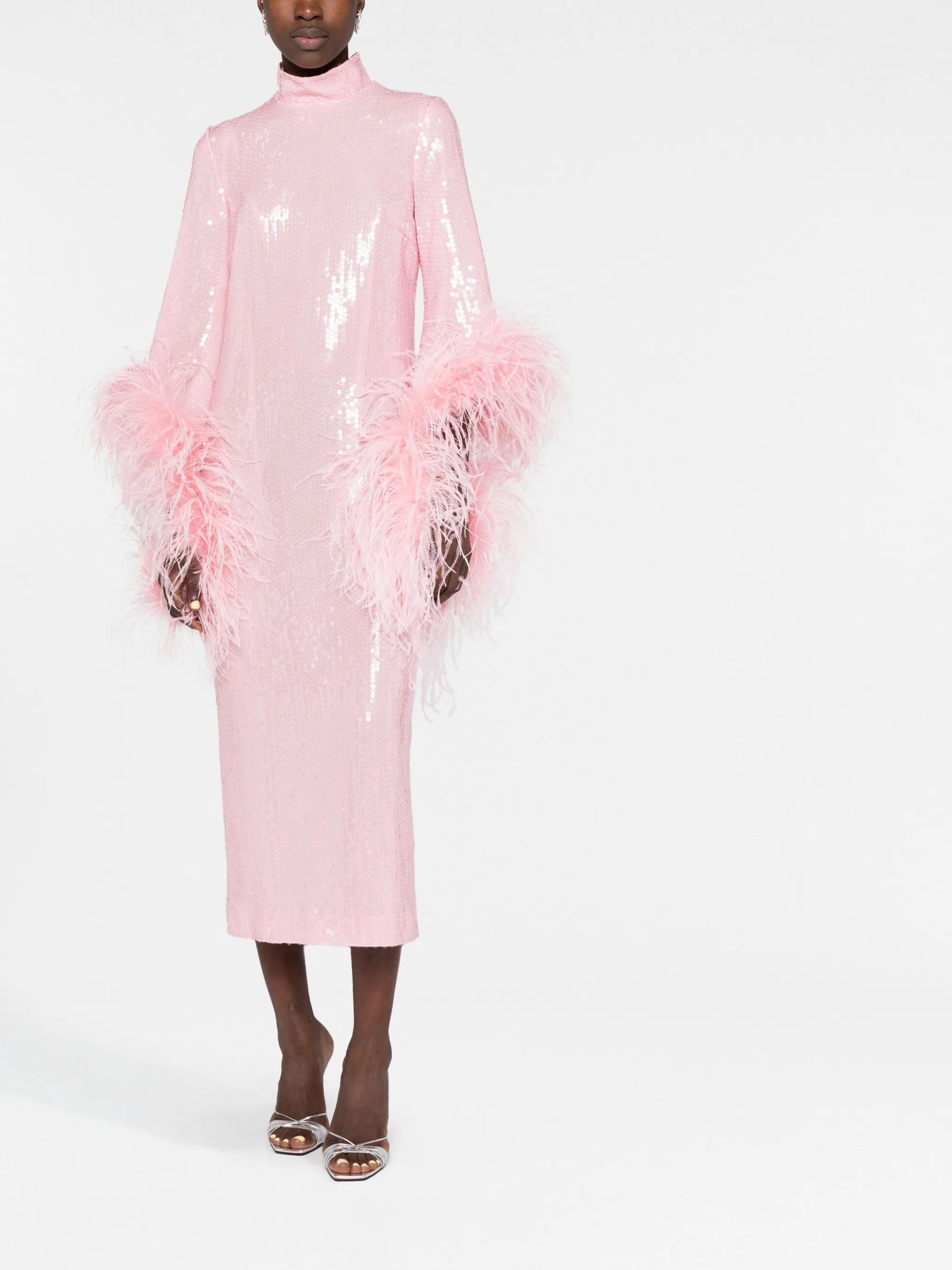 Del Rio sequin-embellished midi dress