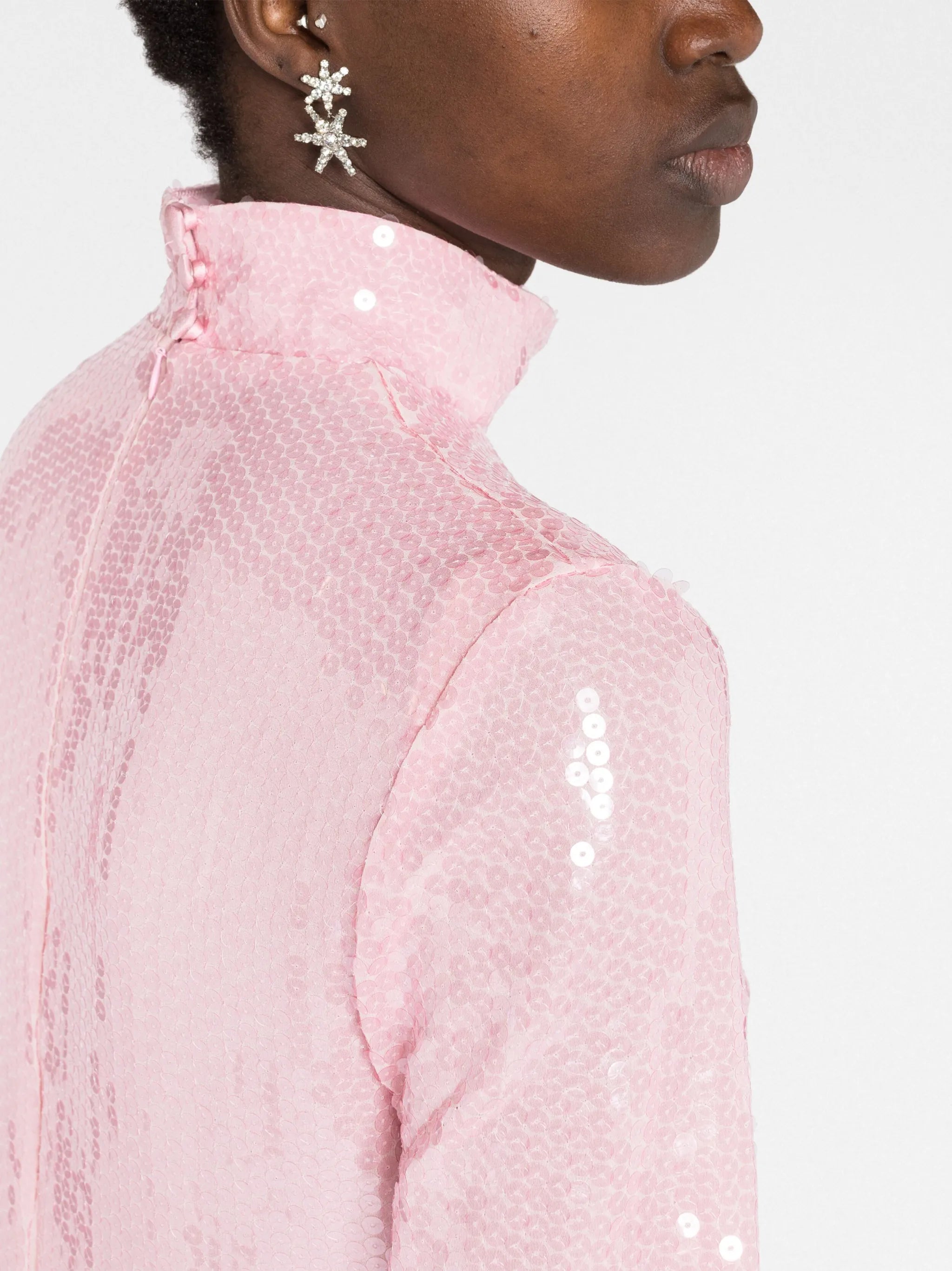 Del Rio sequin-embellished midi dress