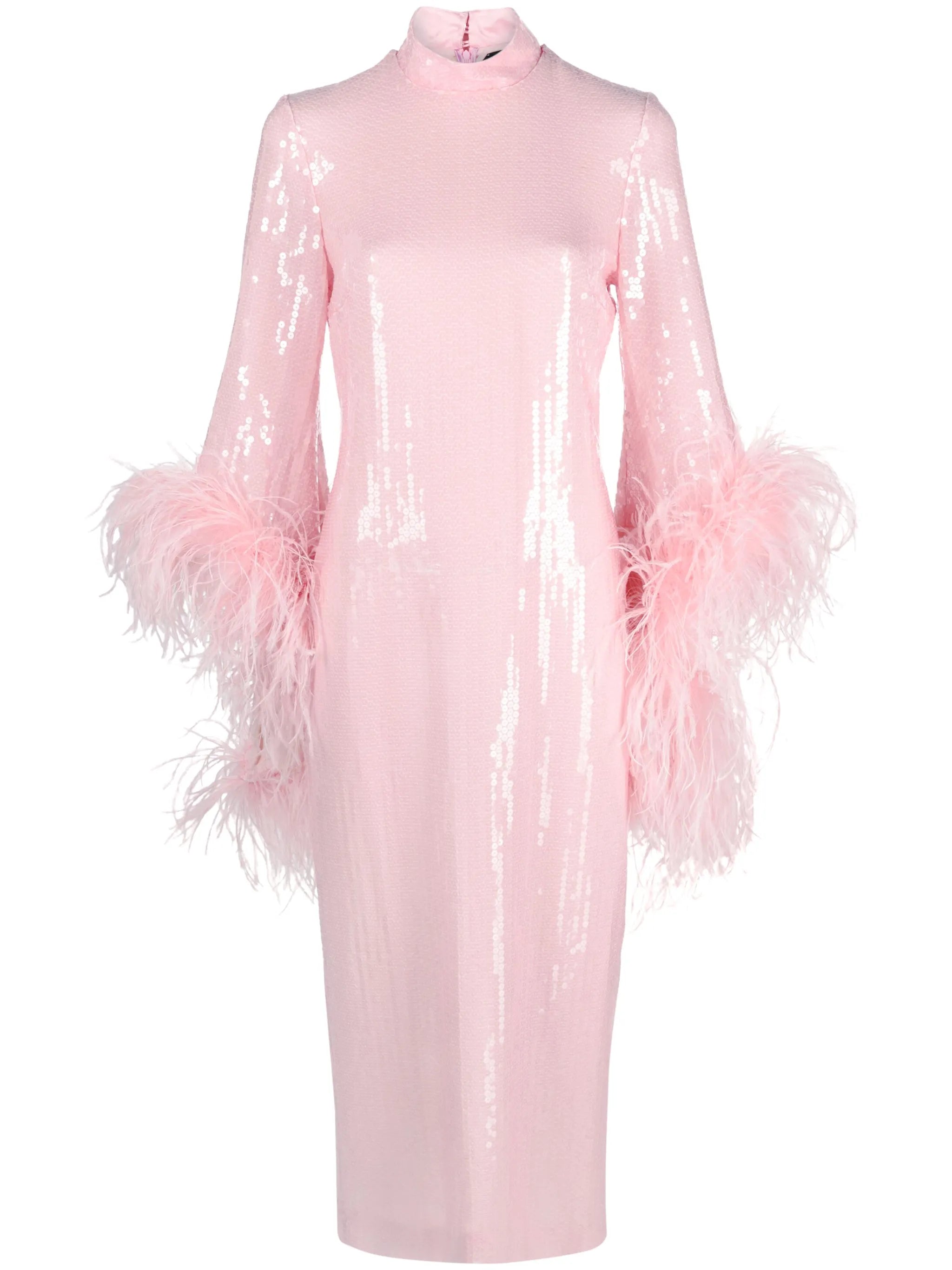 Del Rio sequin-embellished midi dress