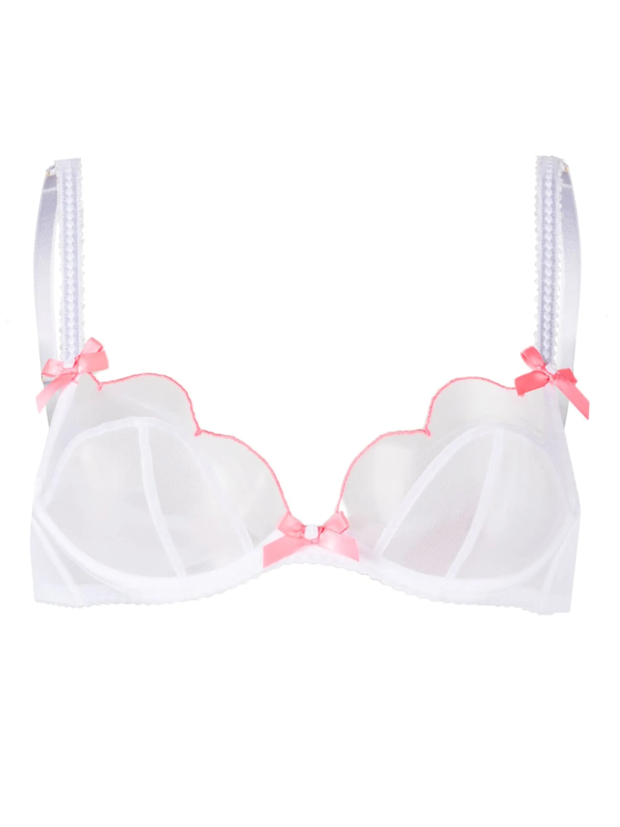 Lorna scallop-edge bra