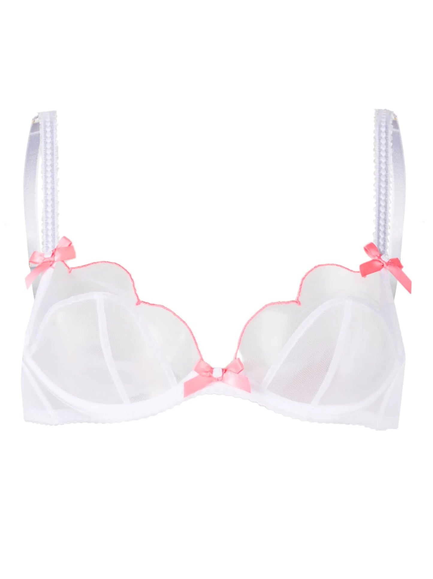 Lorna scallop-edge bra