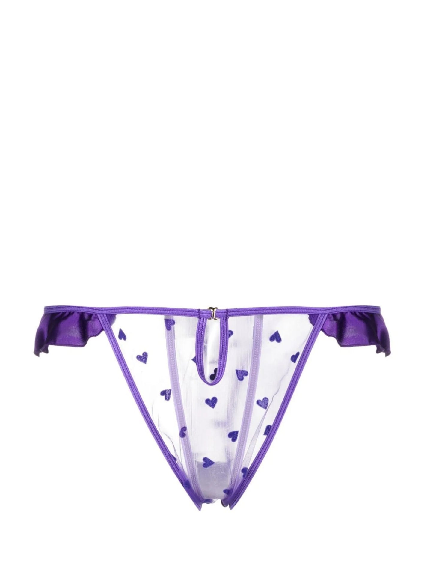 Amour sheer ruffle briefs