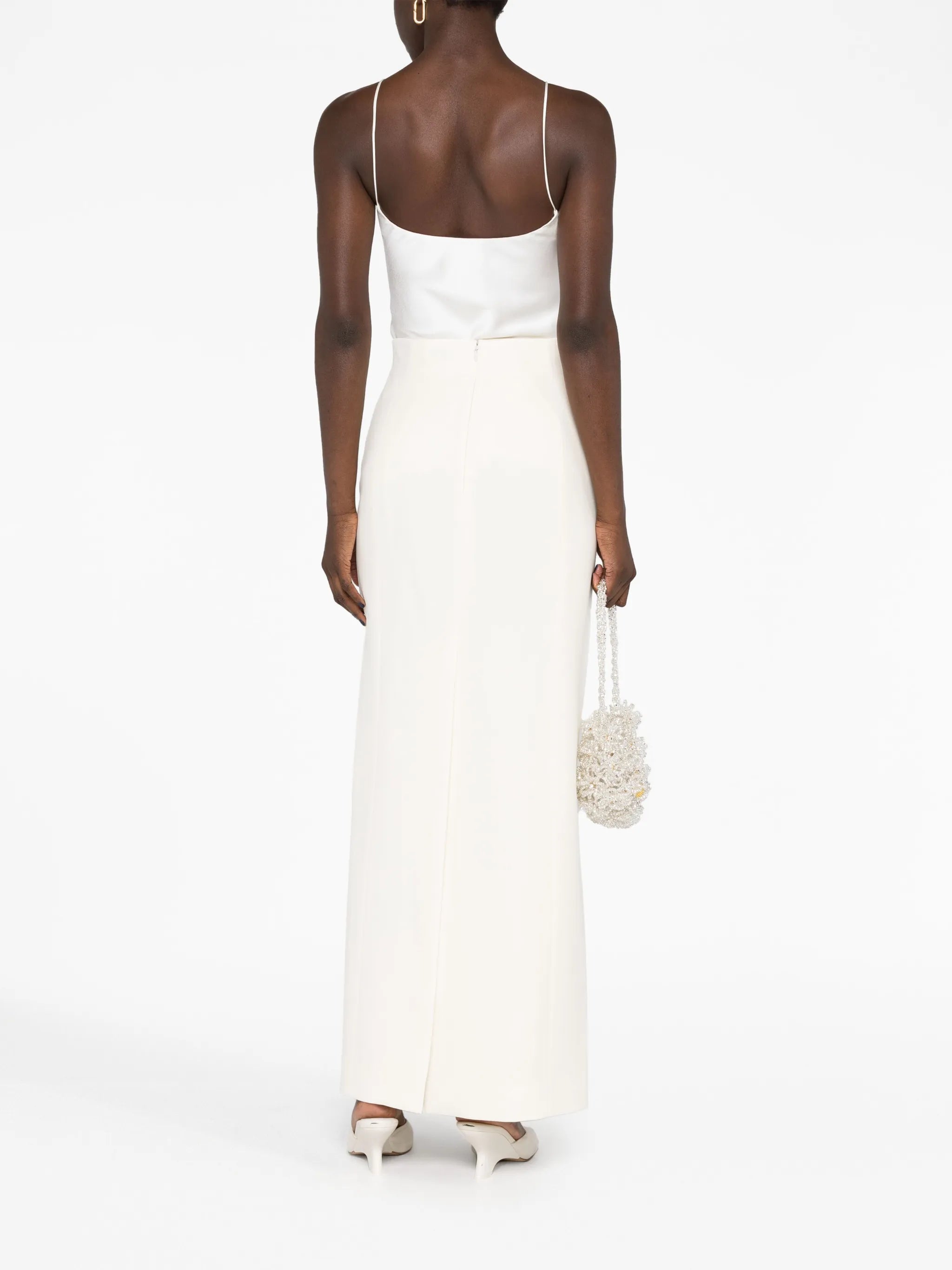 Column wool skirt