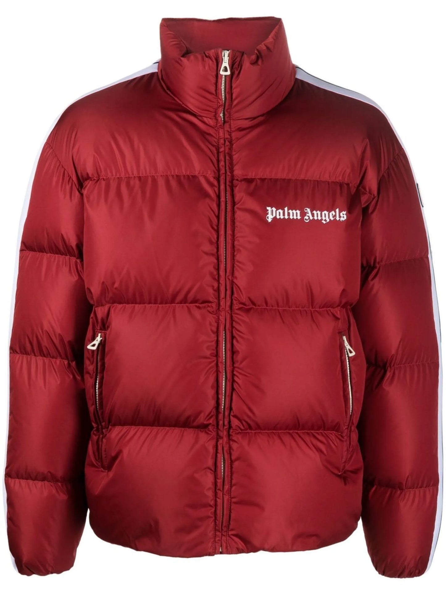 logo-print down-feather padded jacket