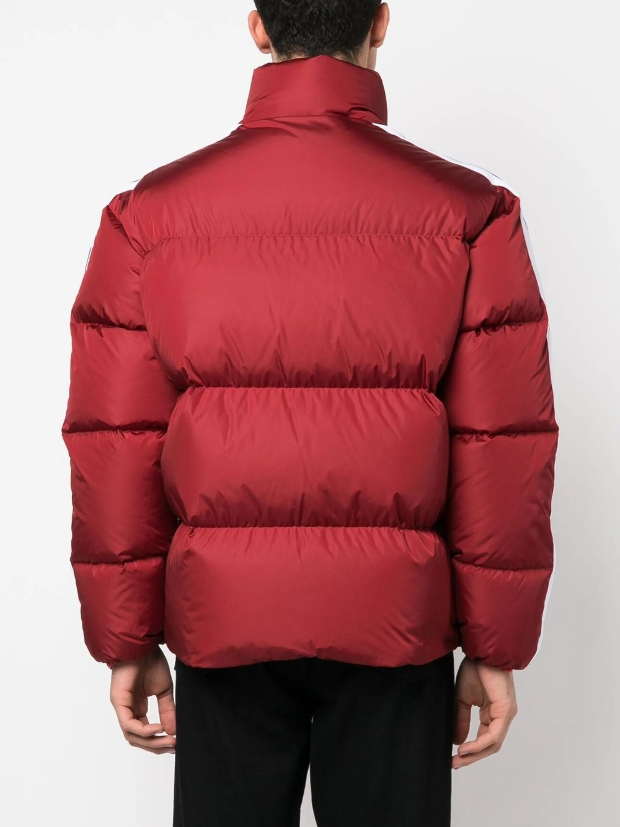 logo-print down-feather padded jacket