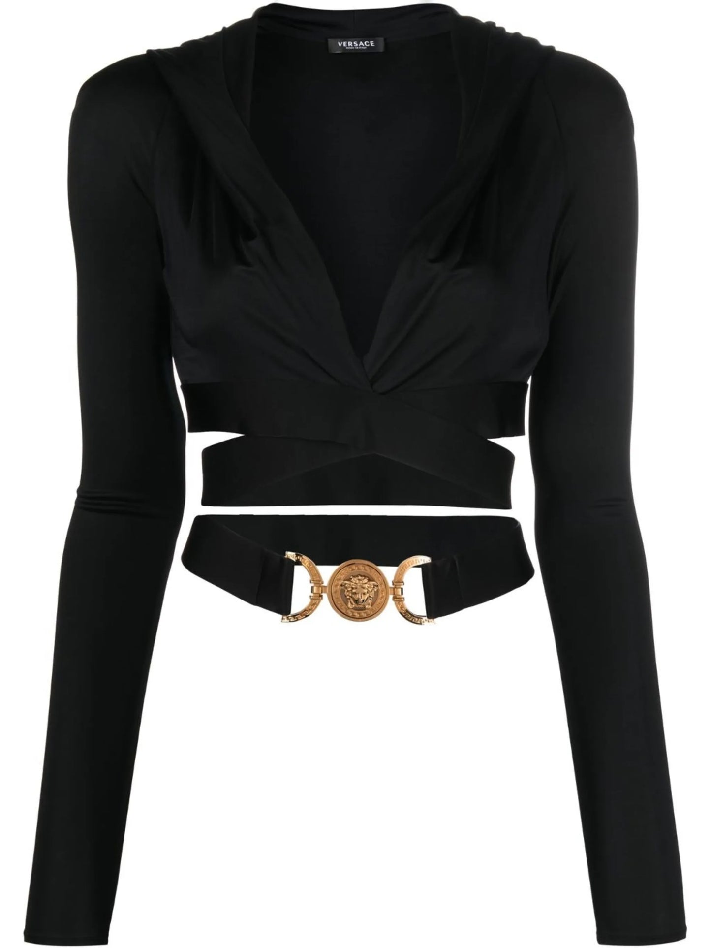 Medusa Biggie crop hoodie