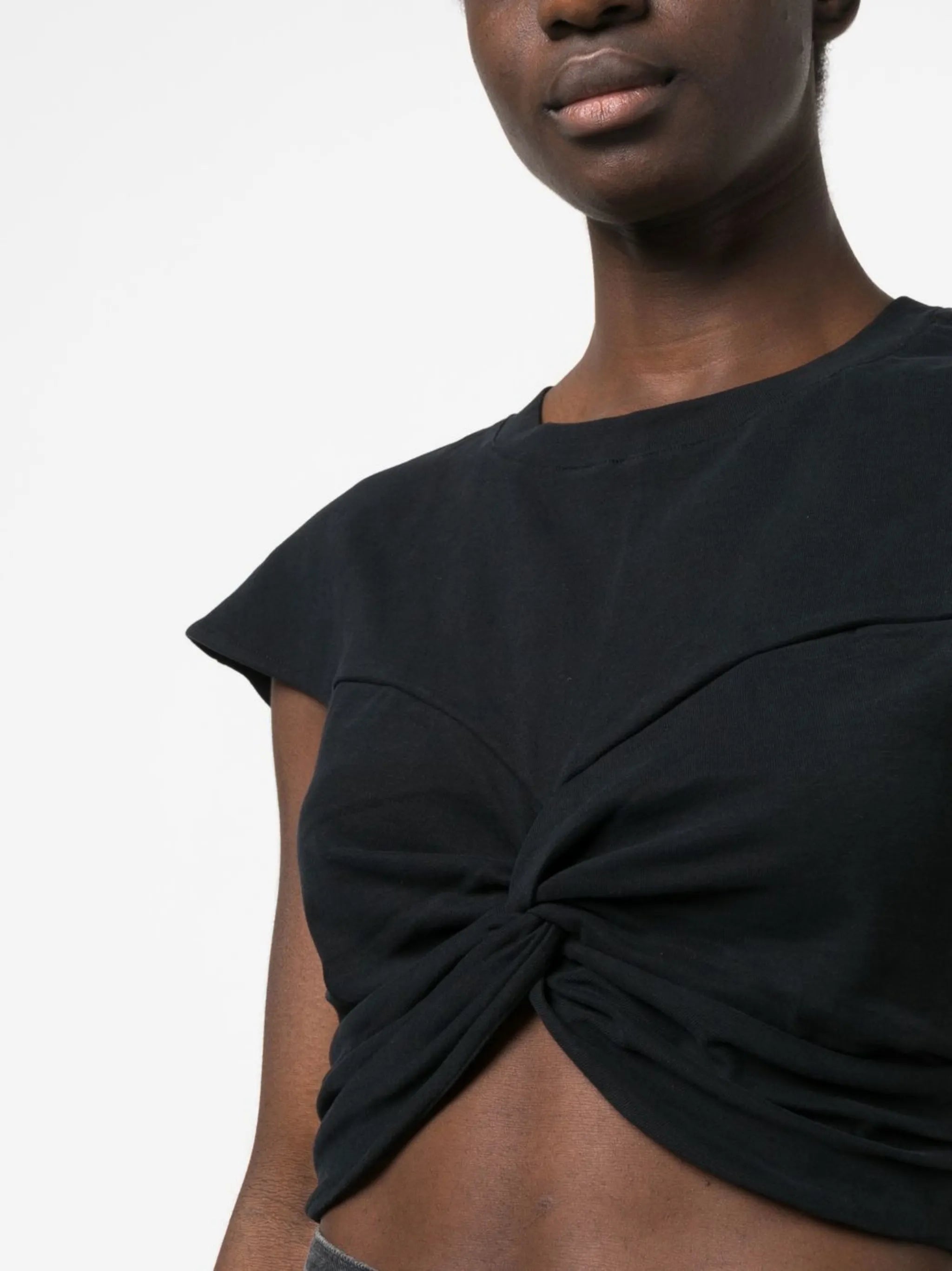 short-sleeve cropped T-shirt