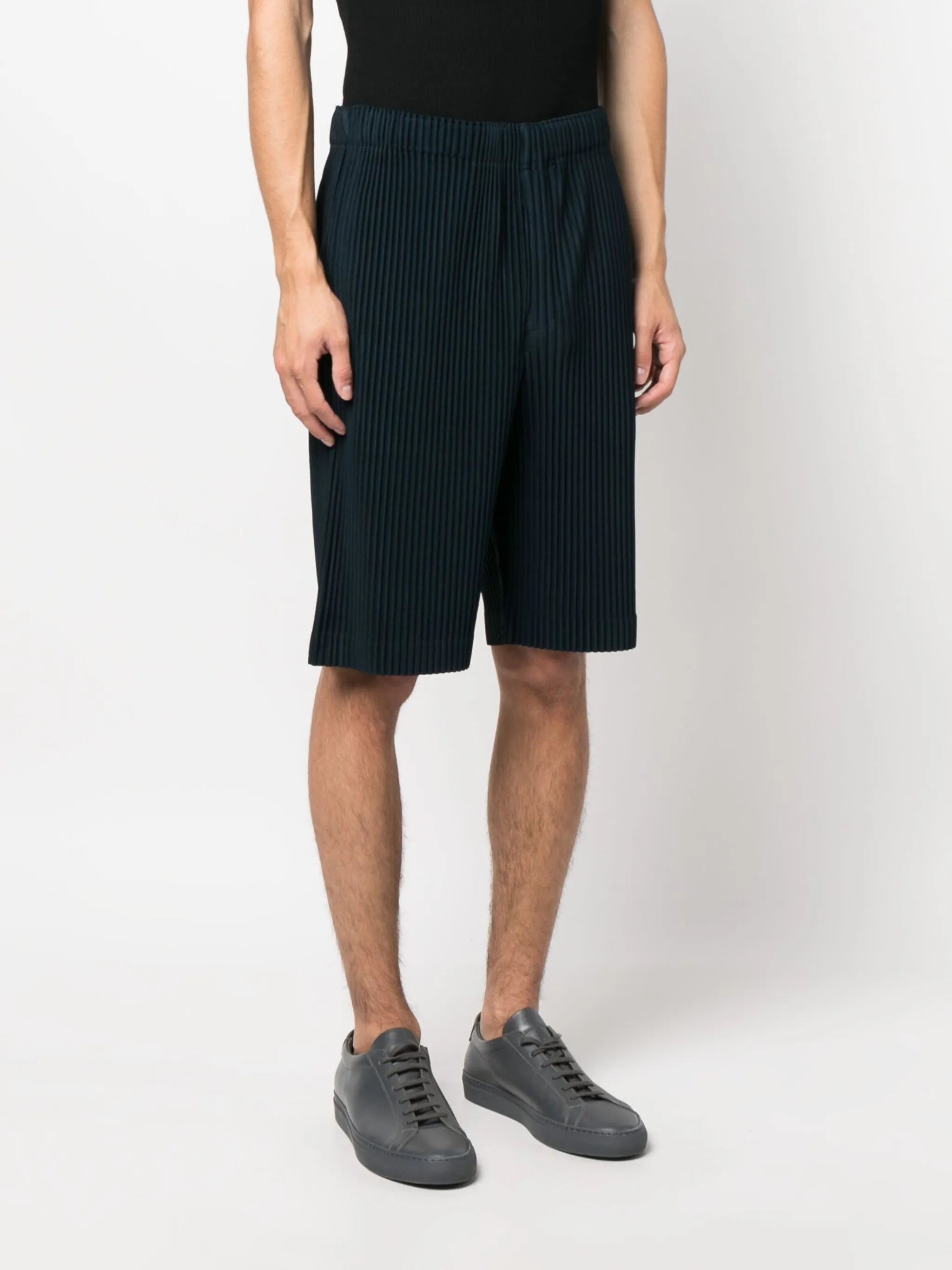 May pleated bermuda shorts