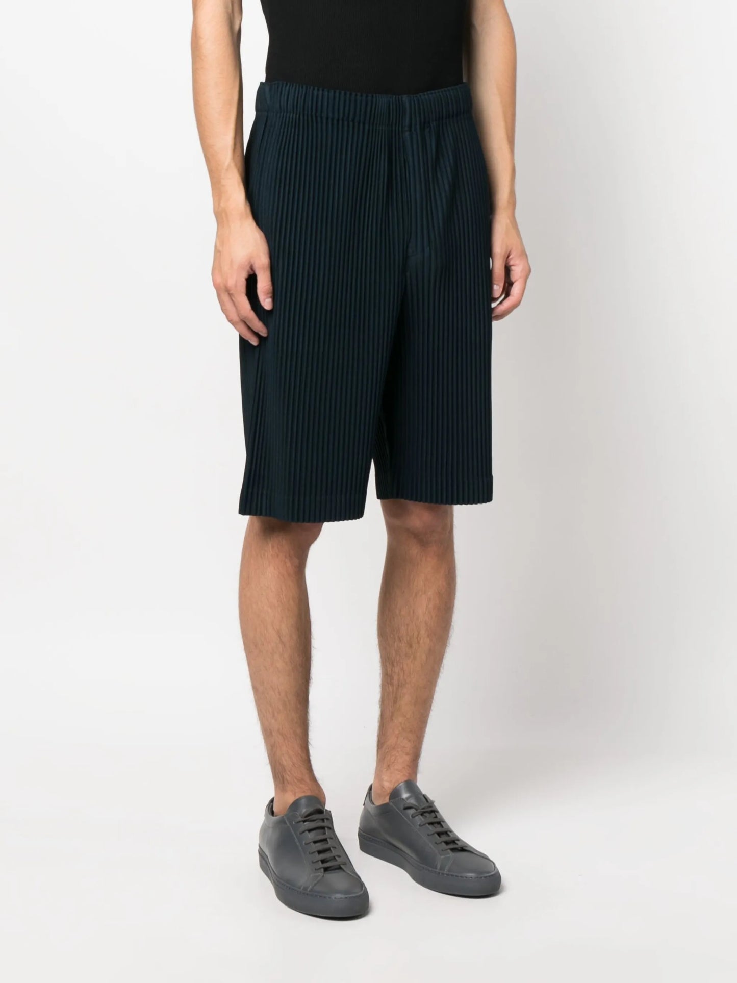 May pleated bermuda shorts
