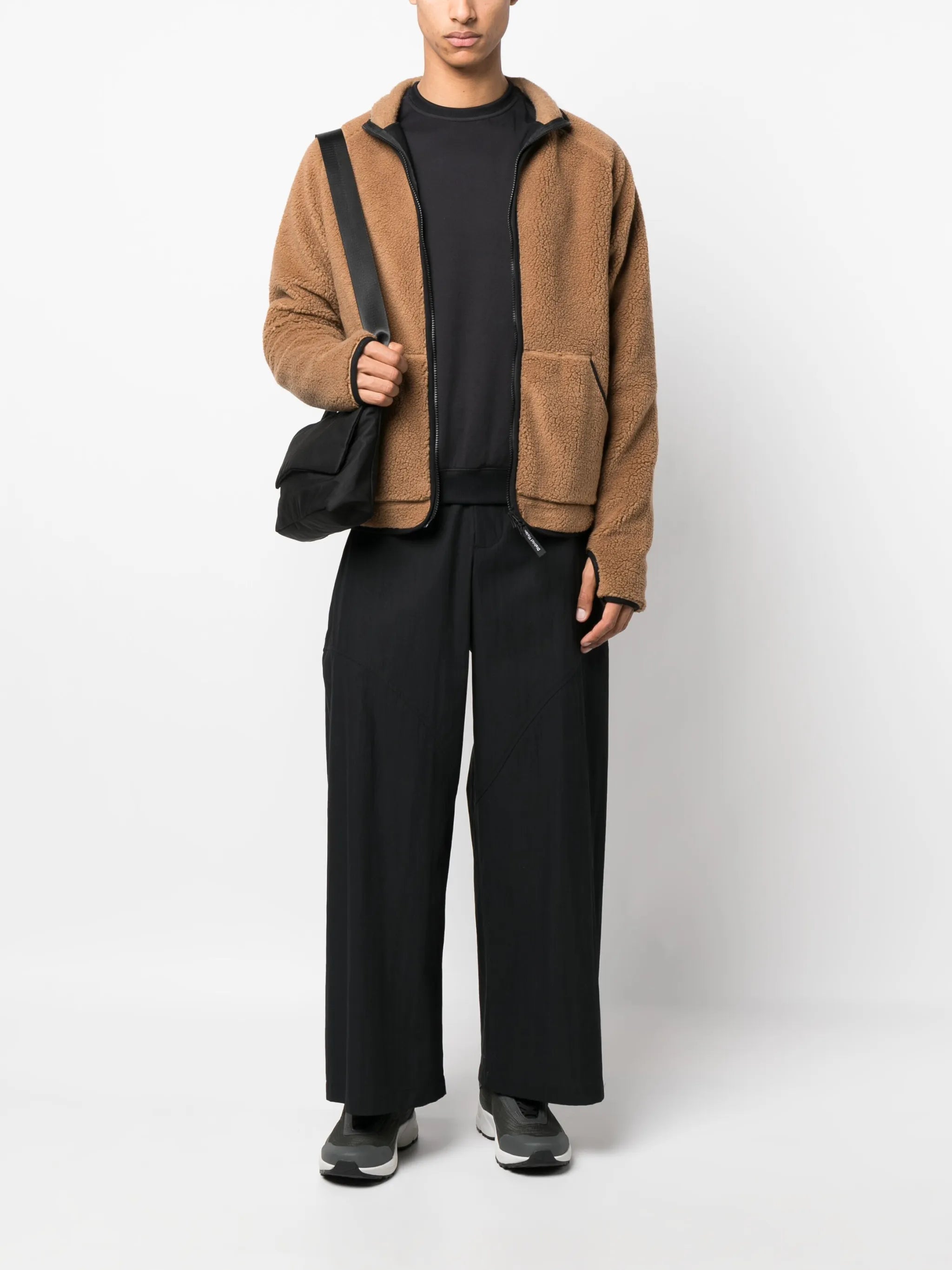 zip-up fleece jacket
