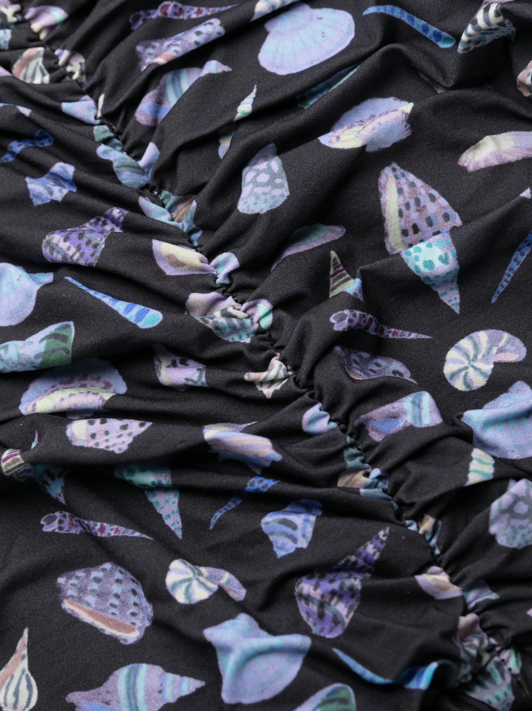 graphic-print ruched-detail swimsuit