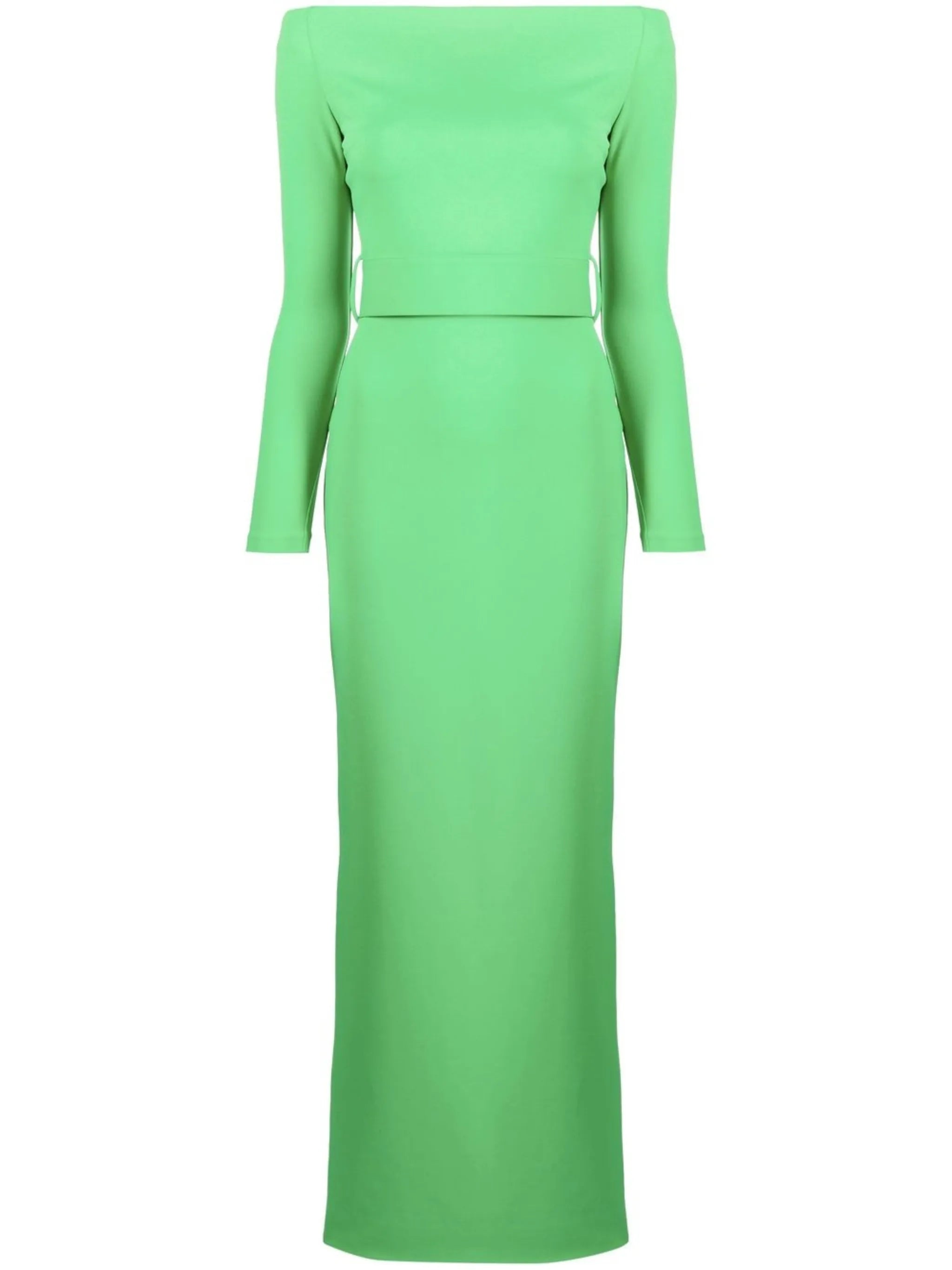 off-shoulder maxi dress