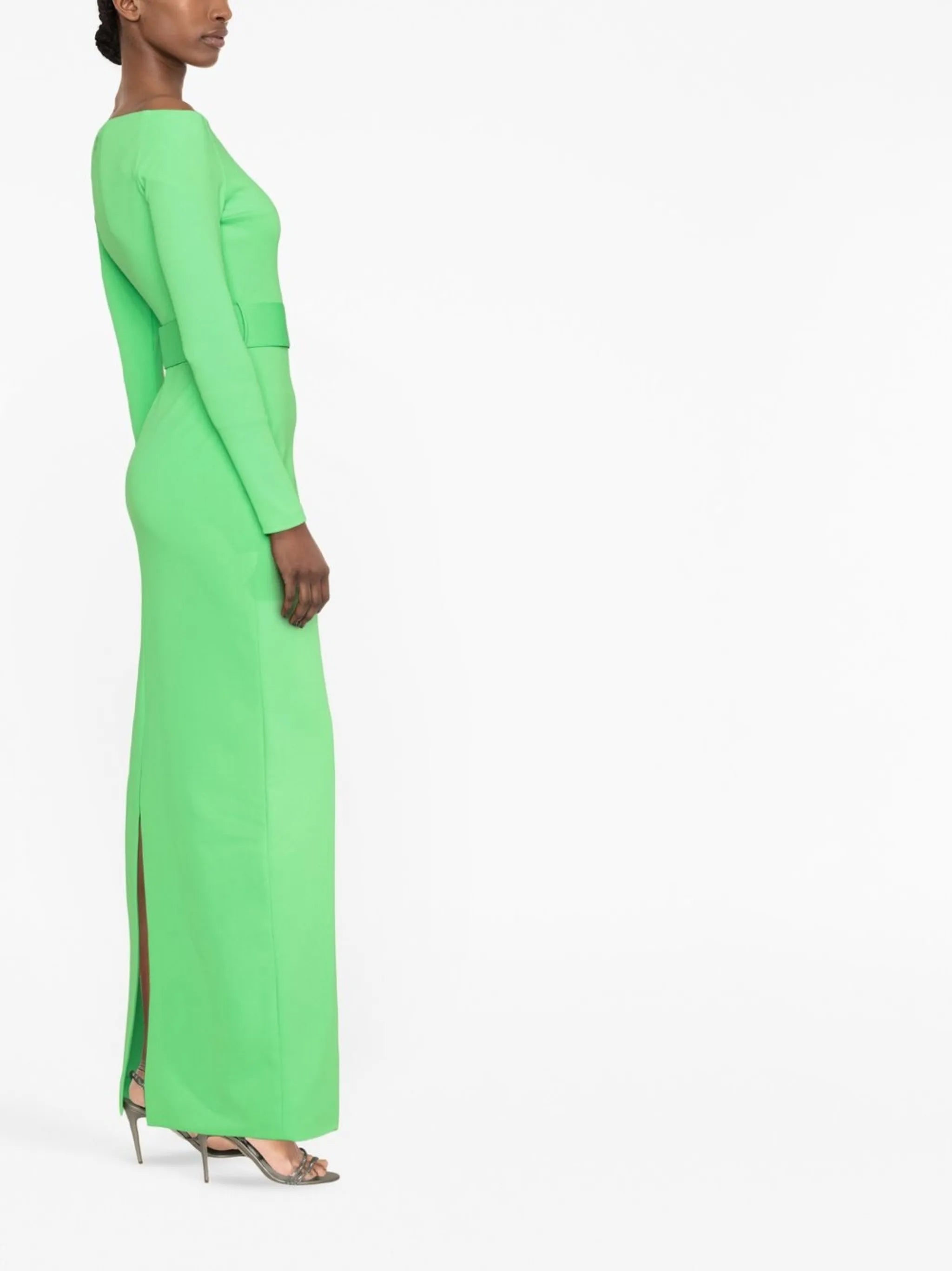 off-shoulder maxi dress