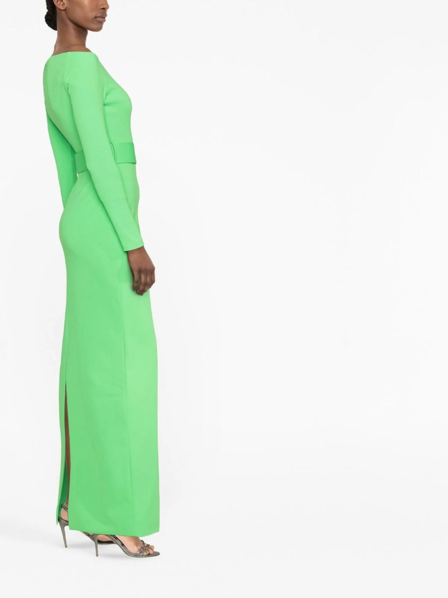 off-shoulder maxi dress
