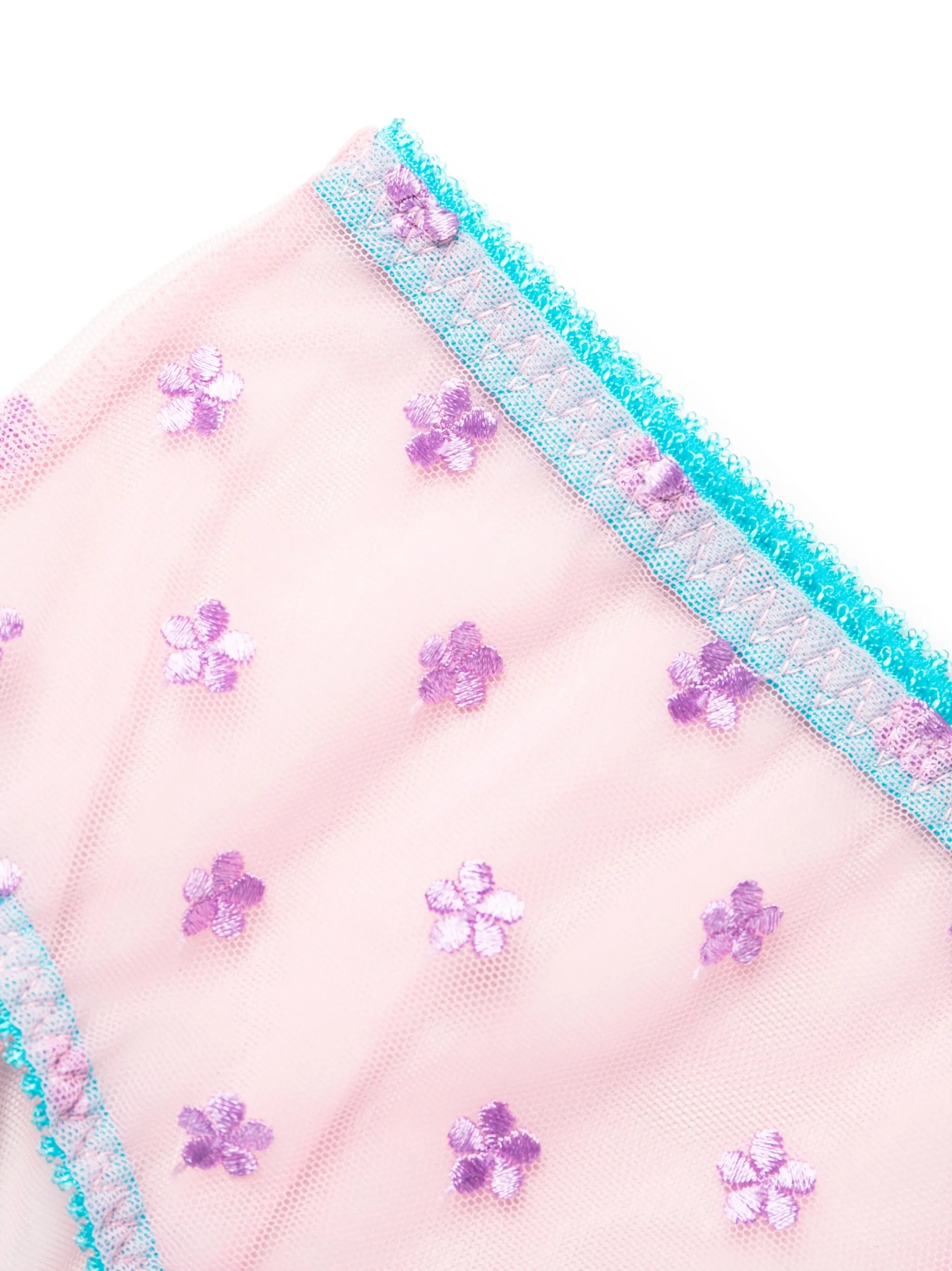 Beth floral-embroidered briefs