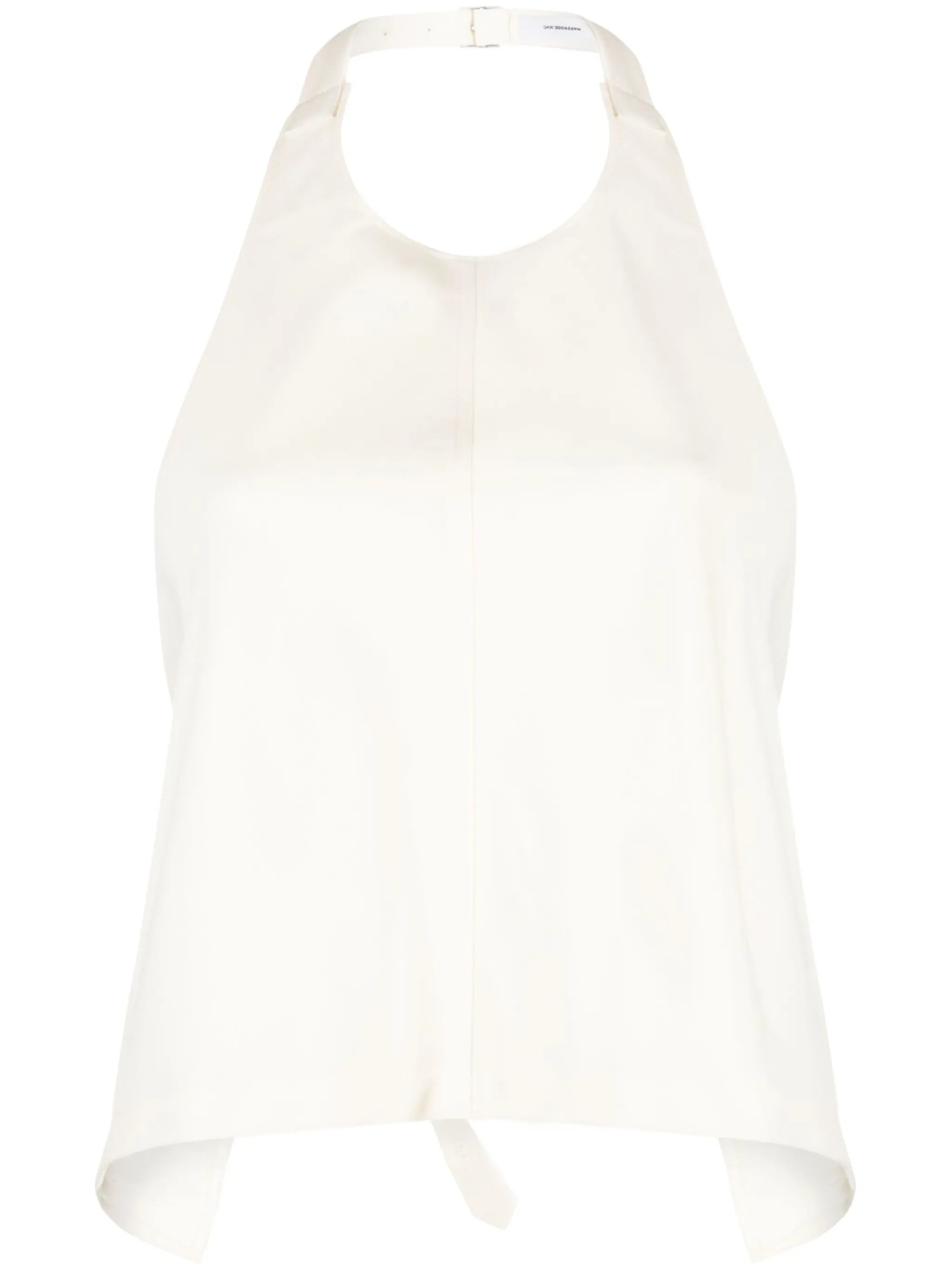 halterneck wool top