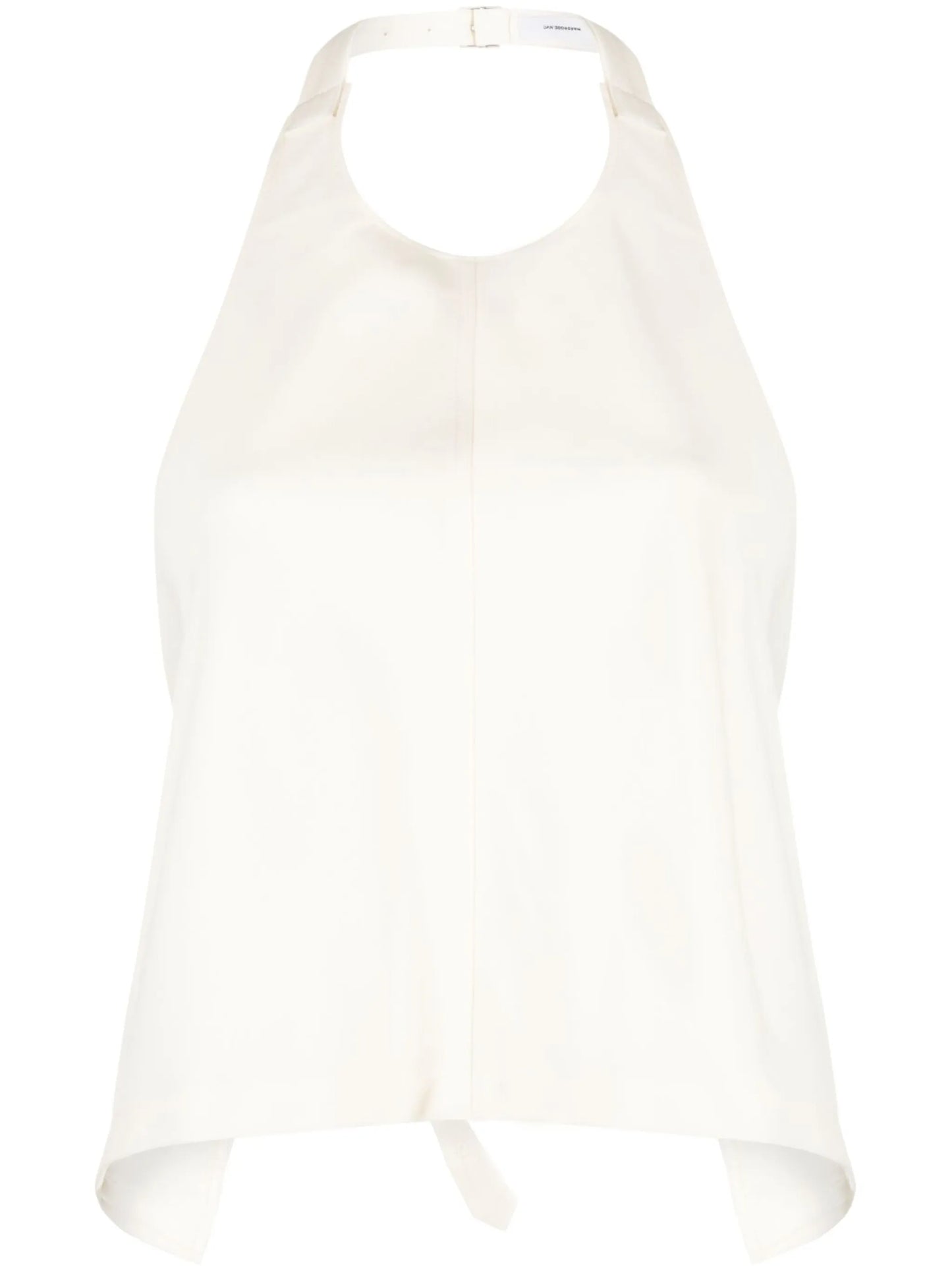 halterneck wool top
