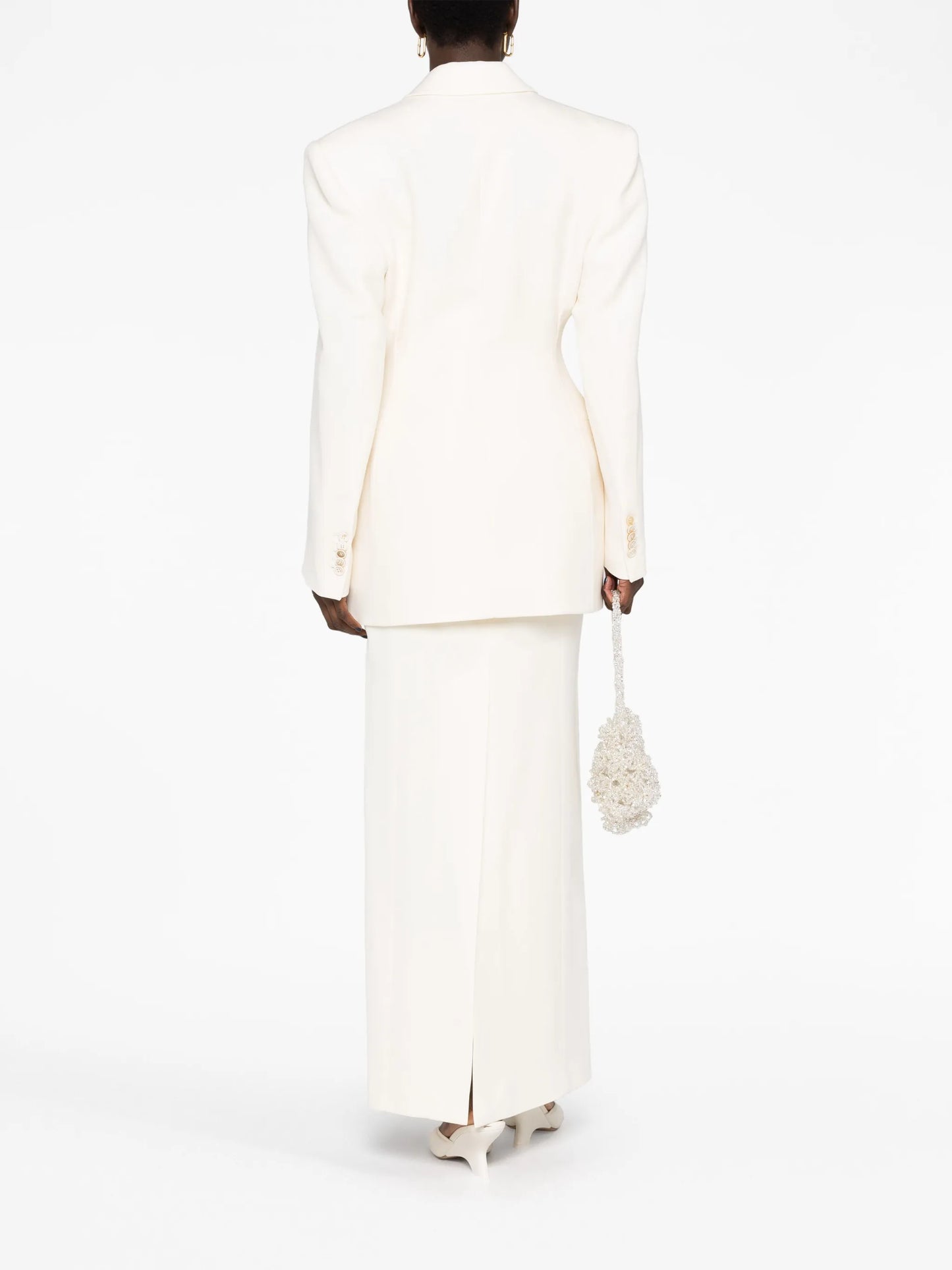 Contour double-breasted blazer