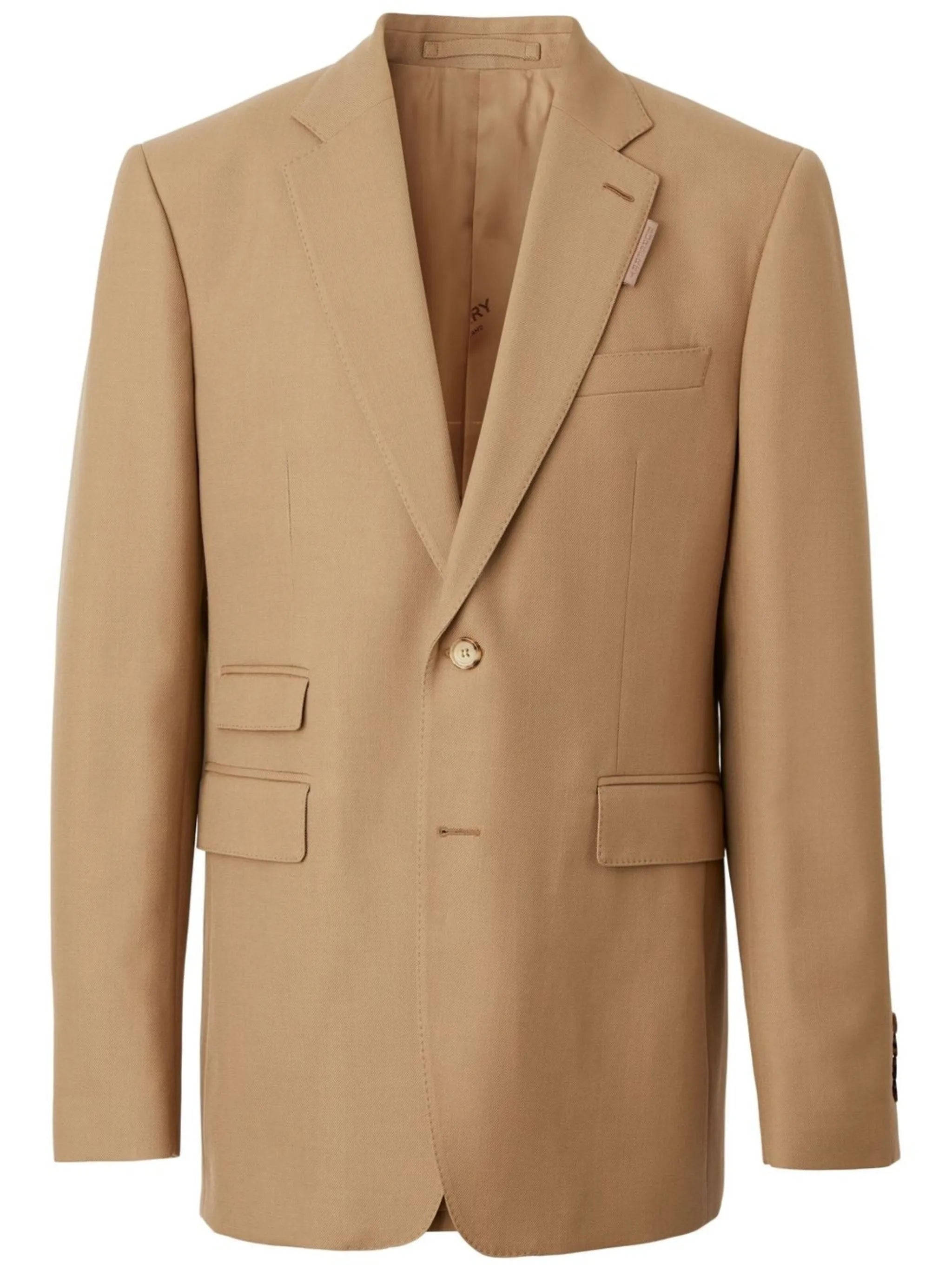 single-breasted wool blazer