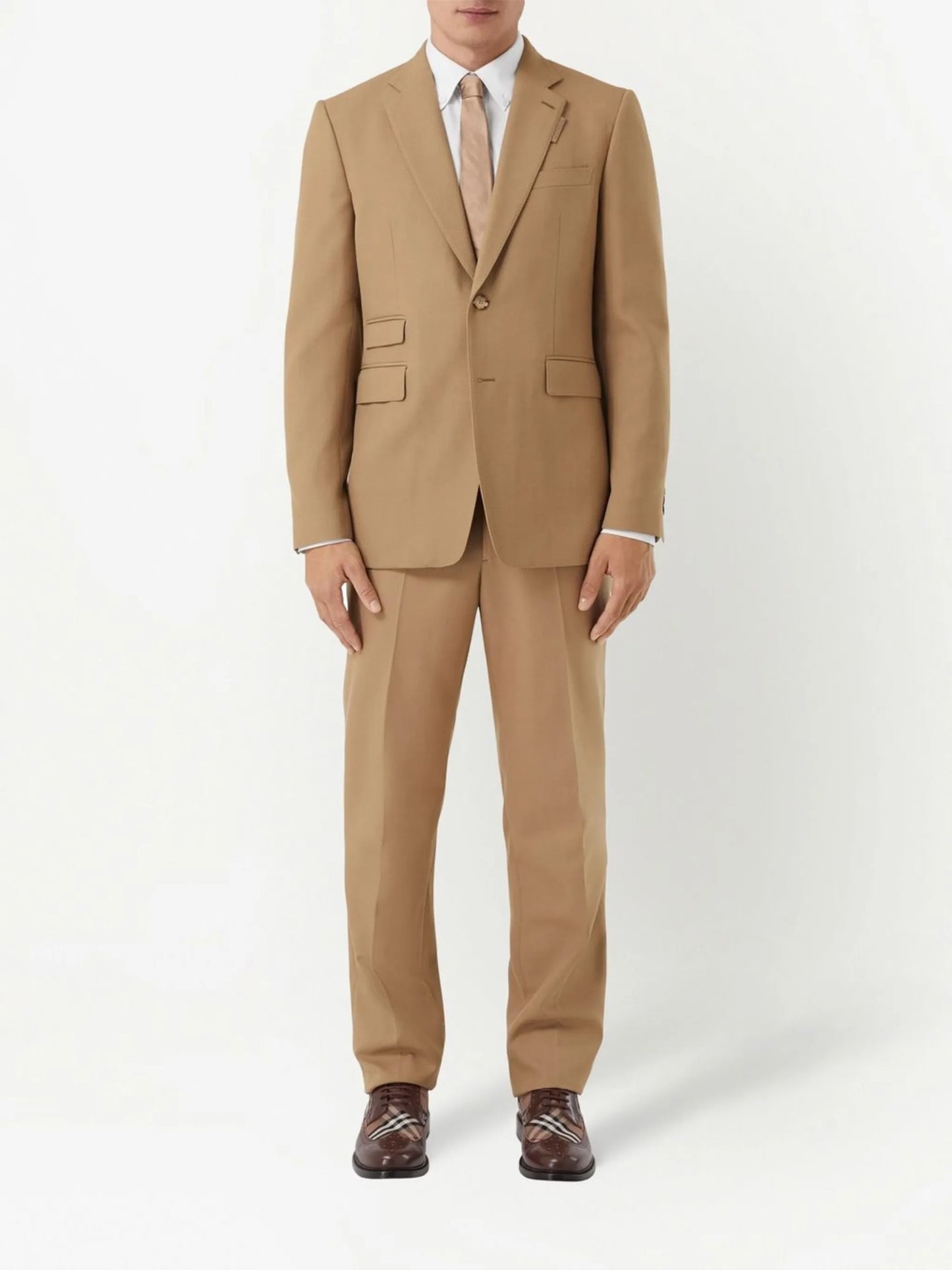 single-breasted wool blazer