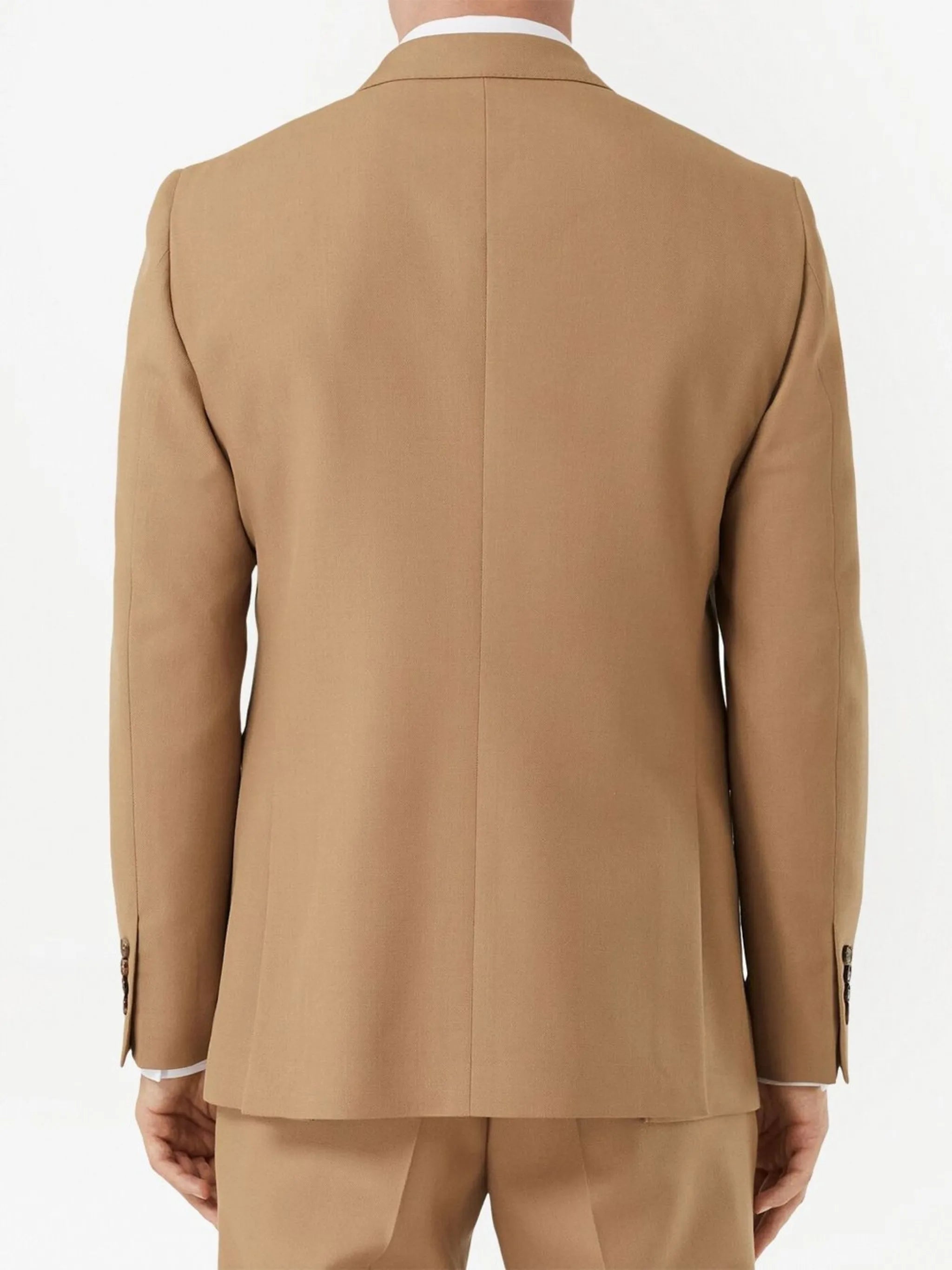 single-breasted wool blazer