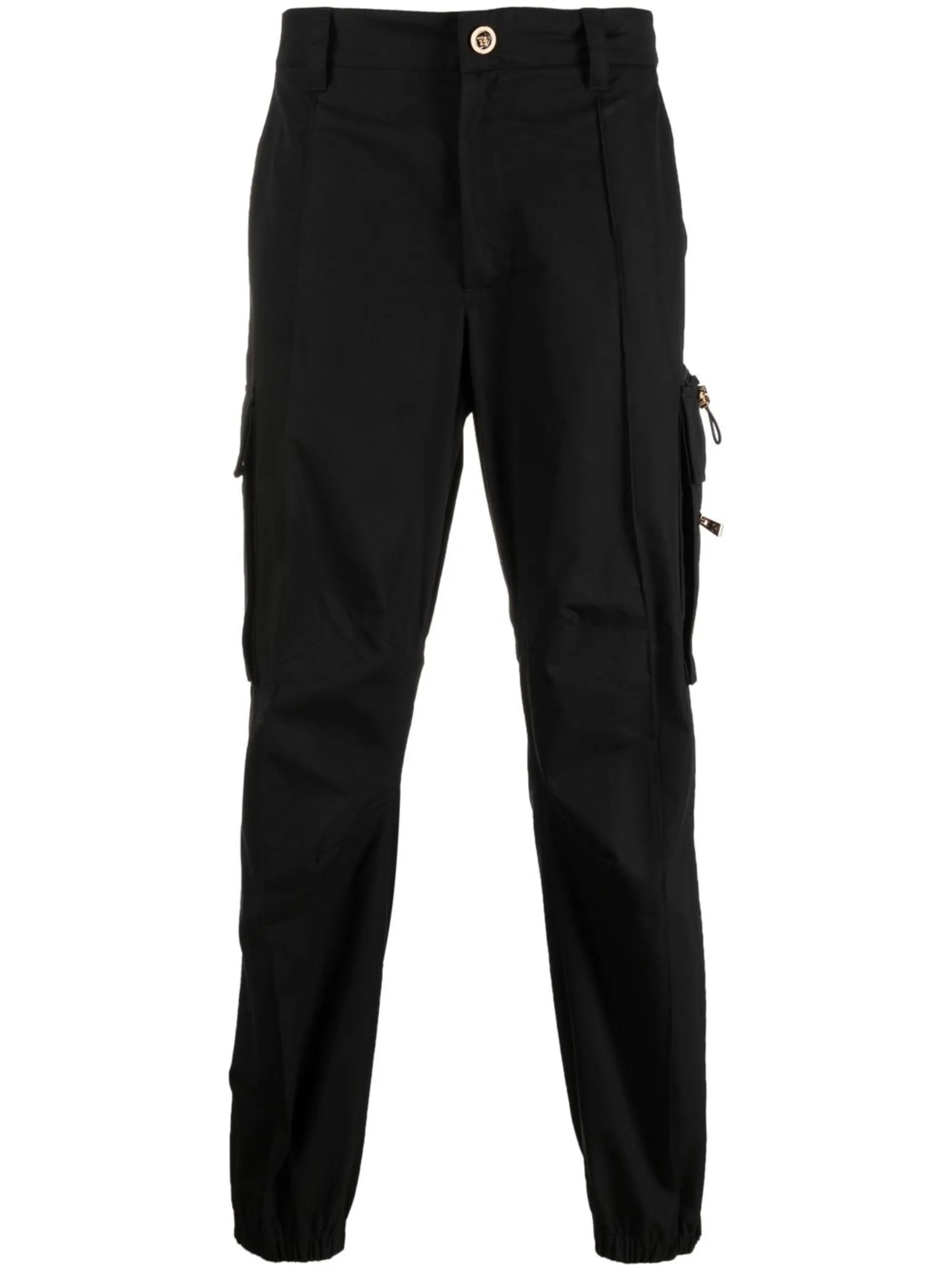slim-cut cargo trousers