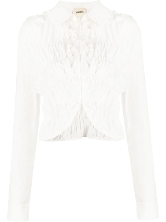 Brena ruched blouse