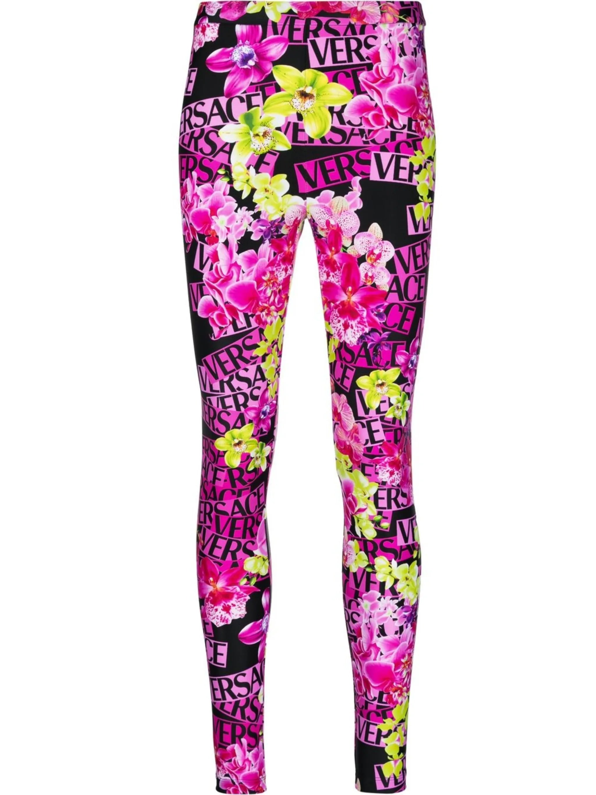 floral-print leggings