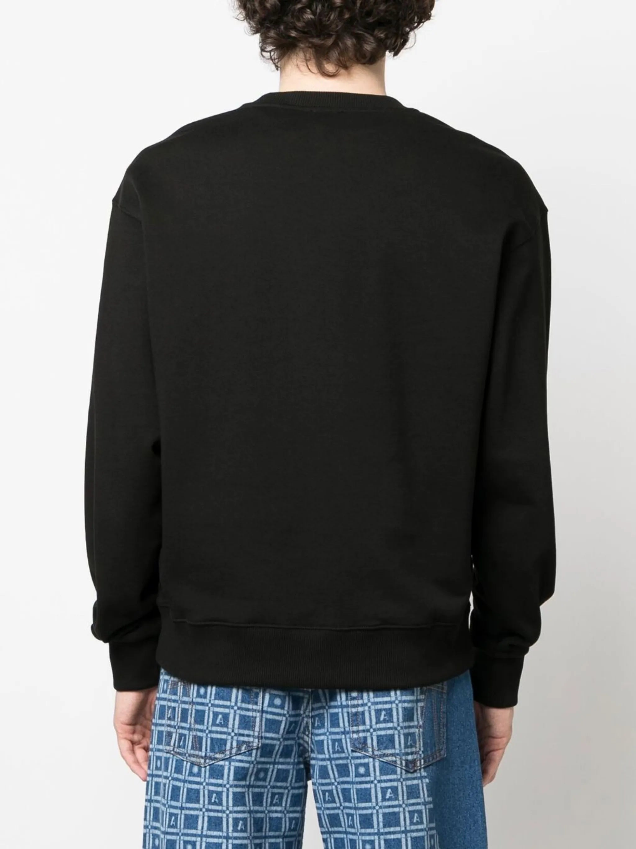 logo-print crew neck sweatshirt