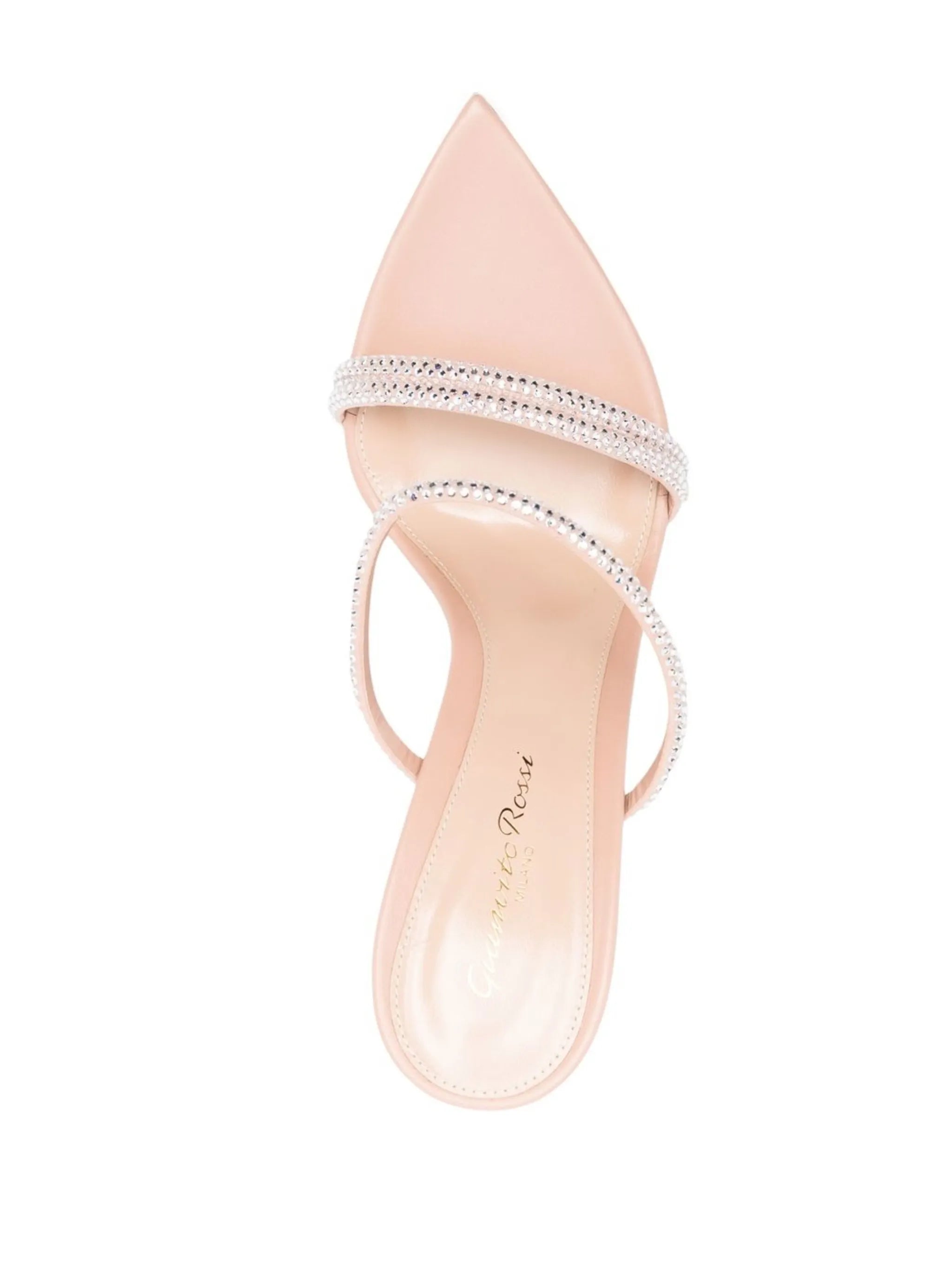 Cannes 105mm suede sandals