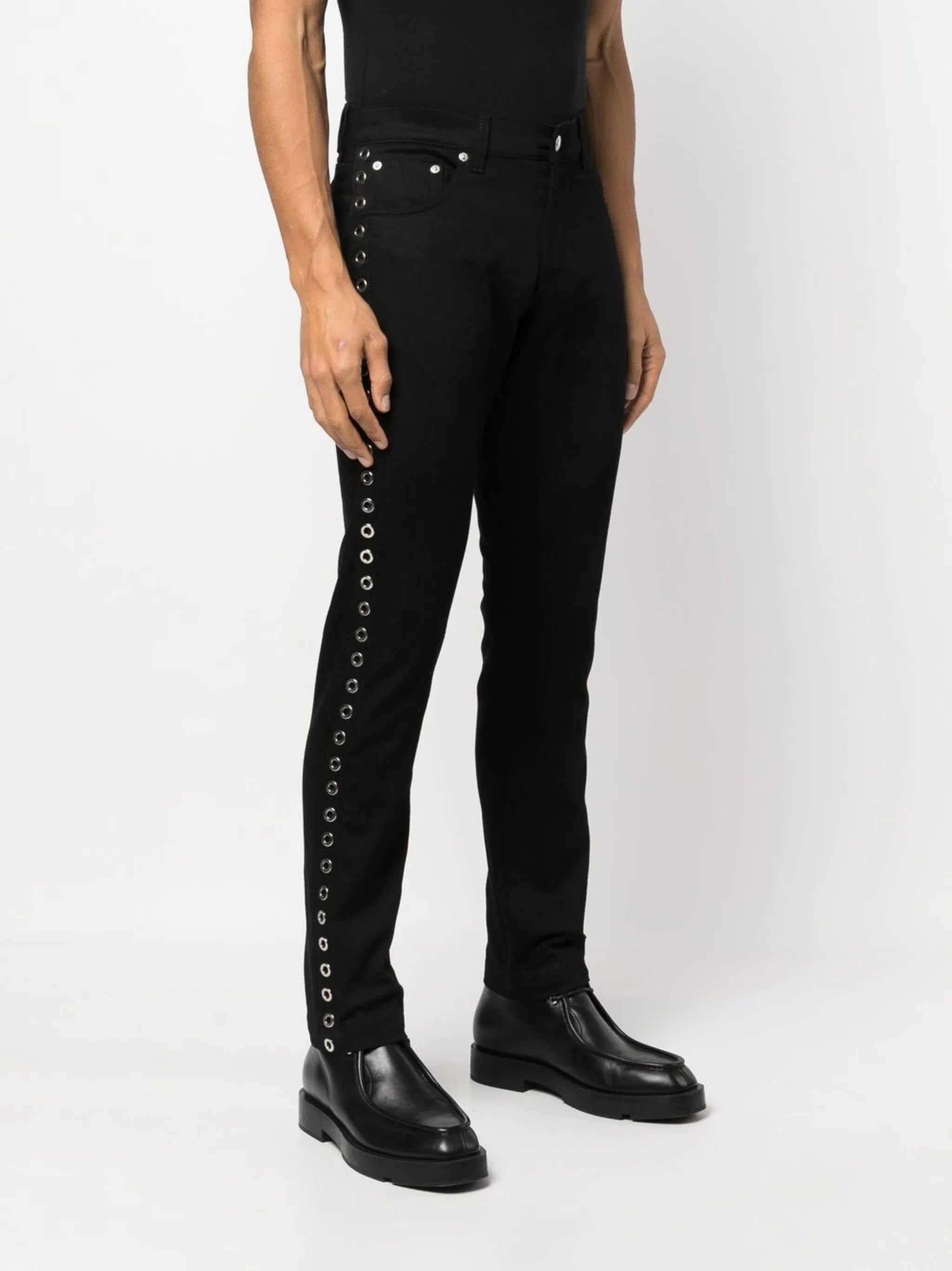 mid-rise skinny jeans