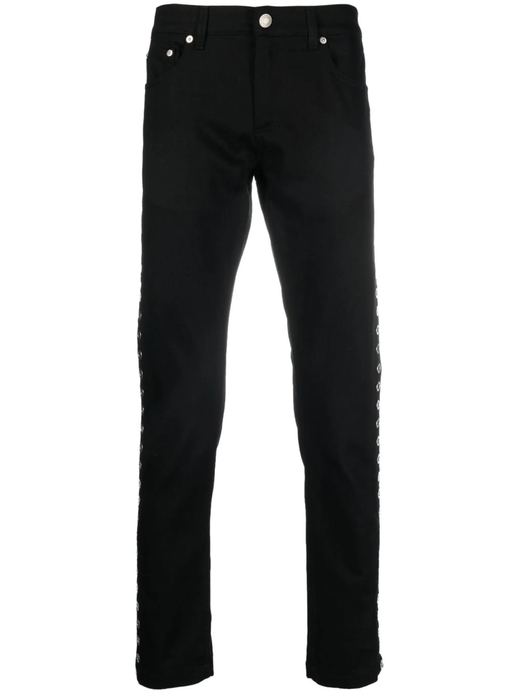 mid-rise skinny jeans