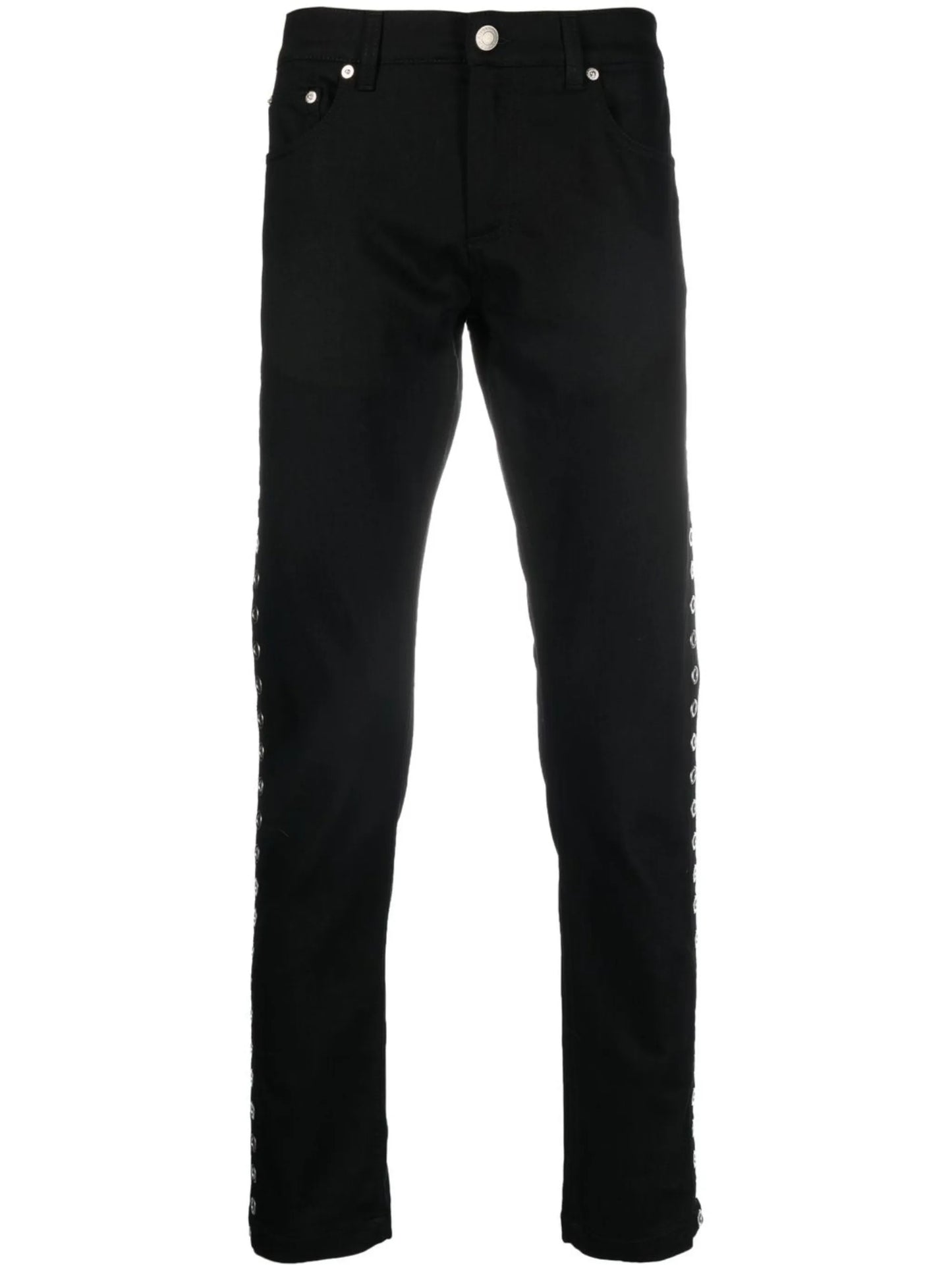 mid-rise skinny jeans