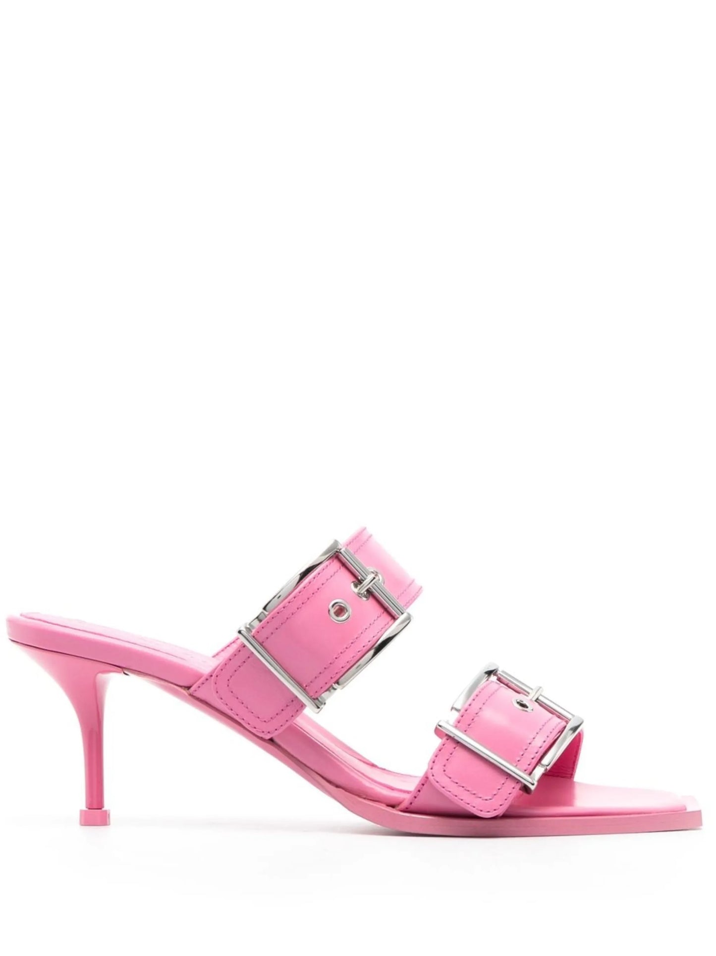 75mm buckled leather sandals