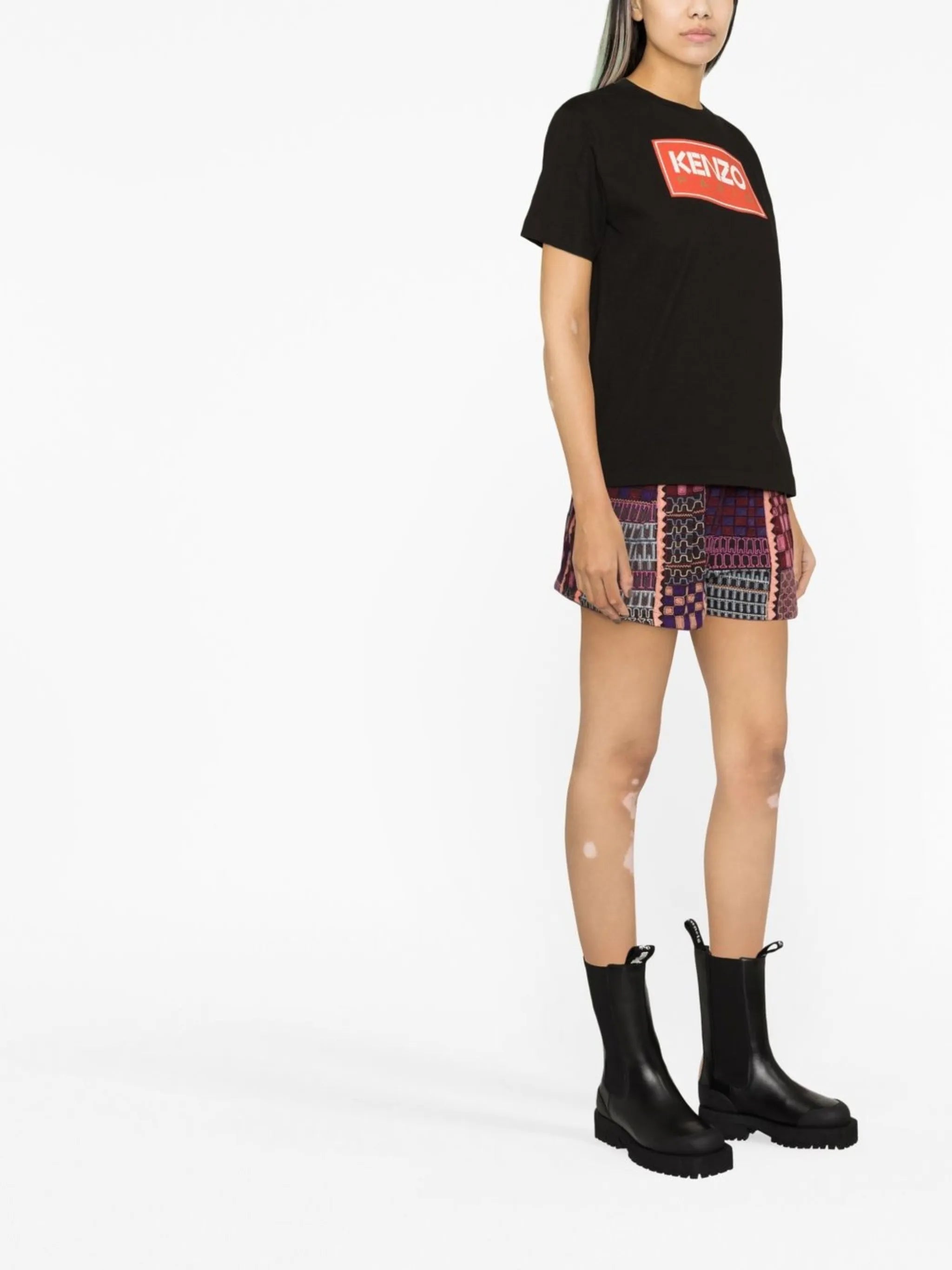 logo-print cotton T-shirt