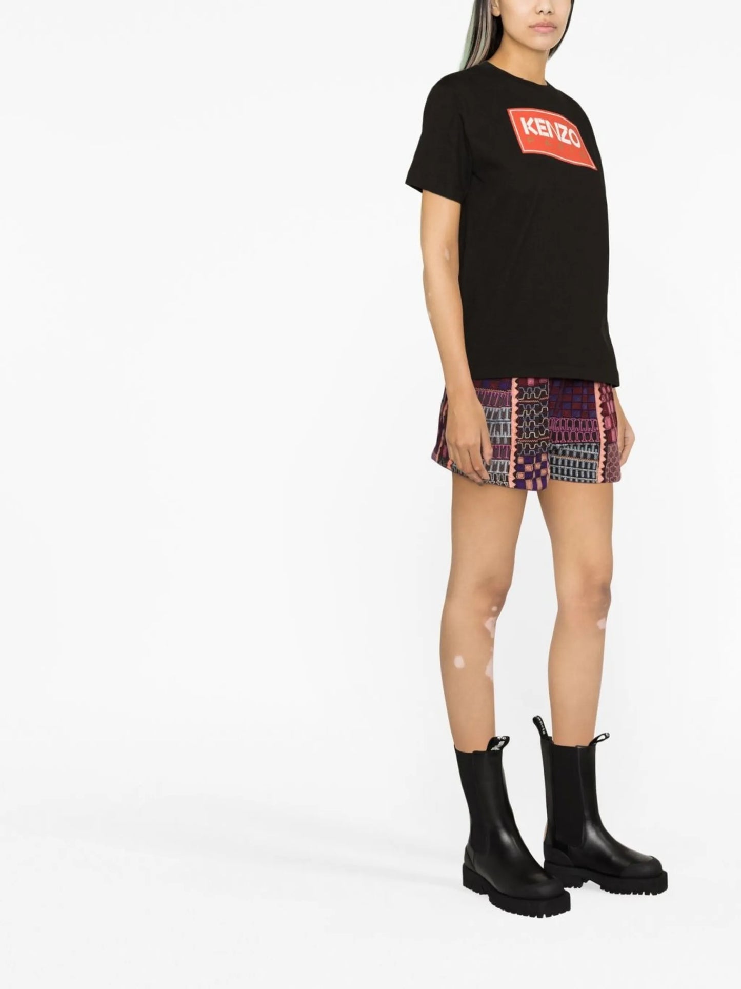 logo-print cotton T-shirt