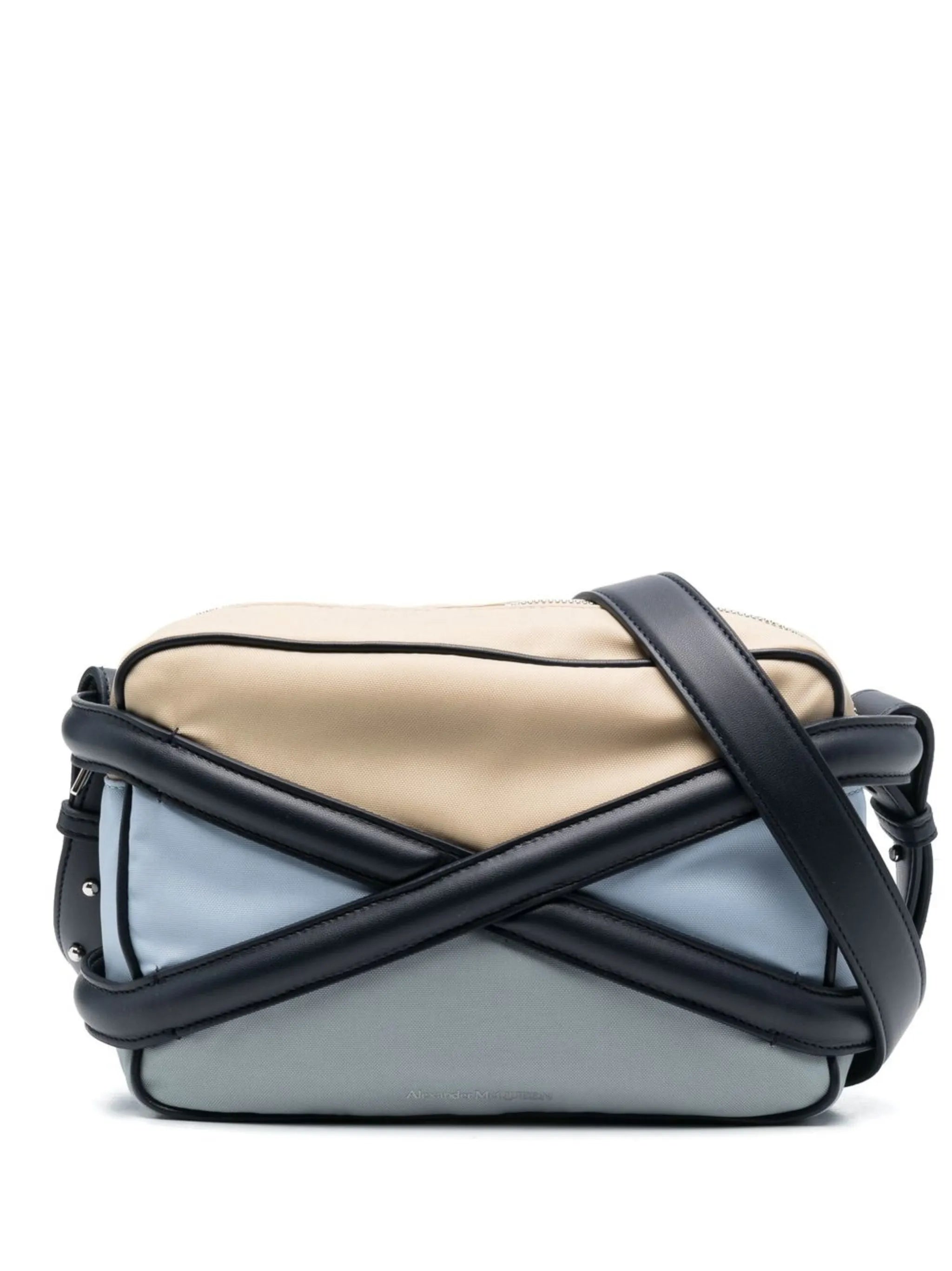 logo-print camera bag