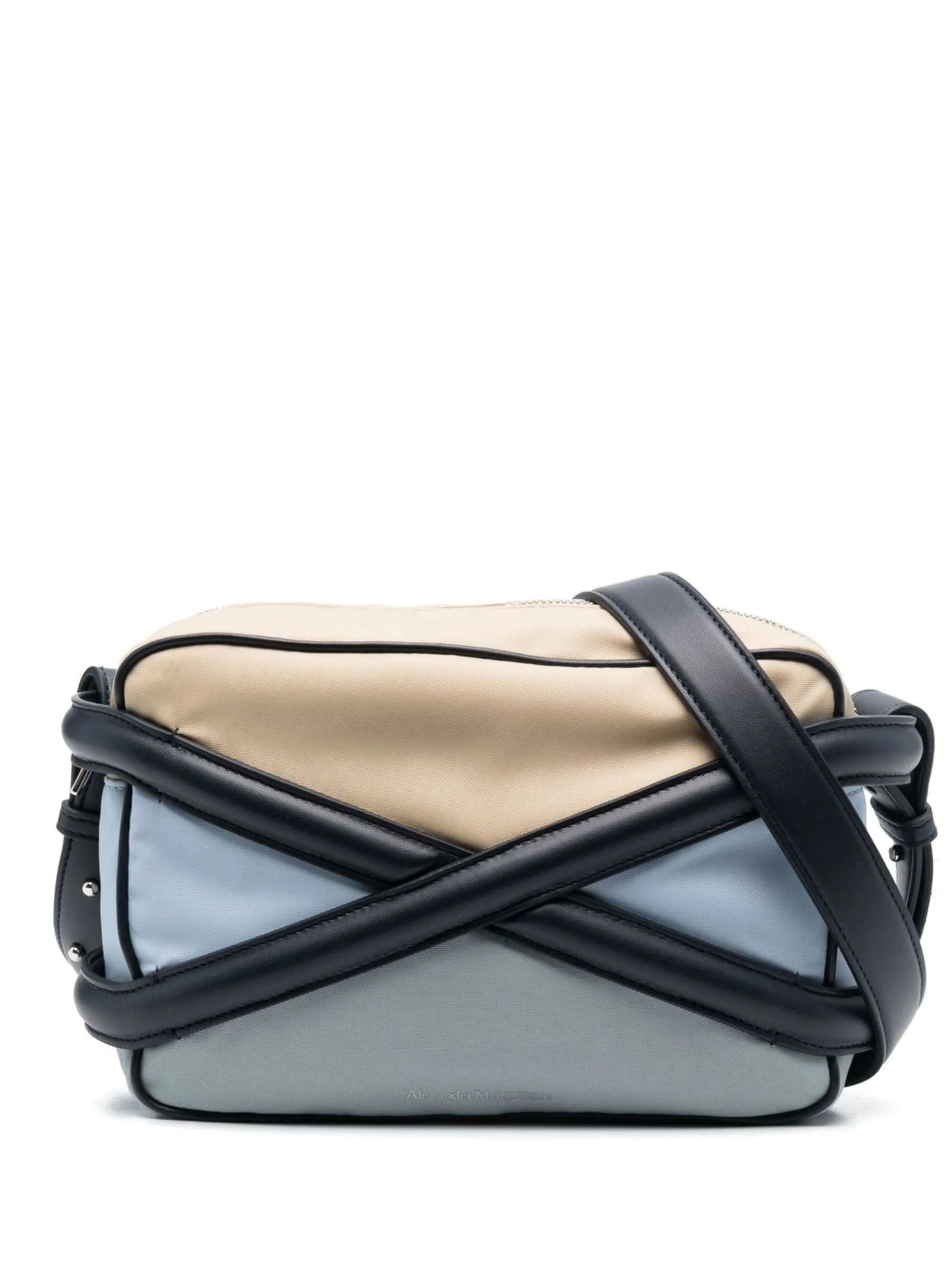 logo-print camera bag