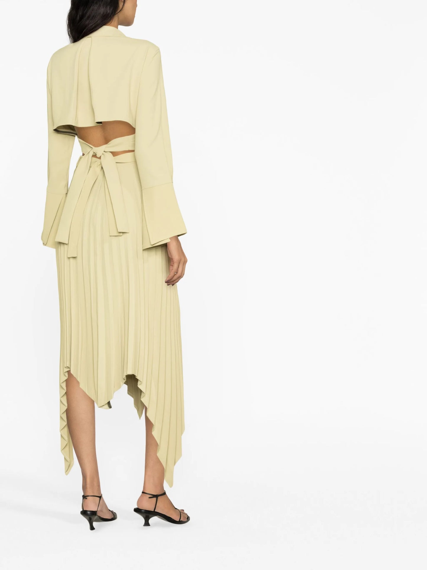 tie-back cropped wrap top