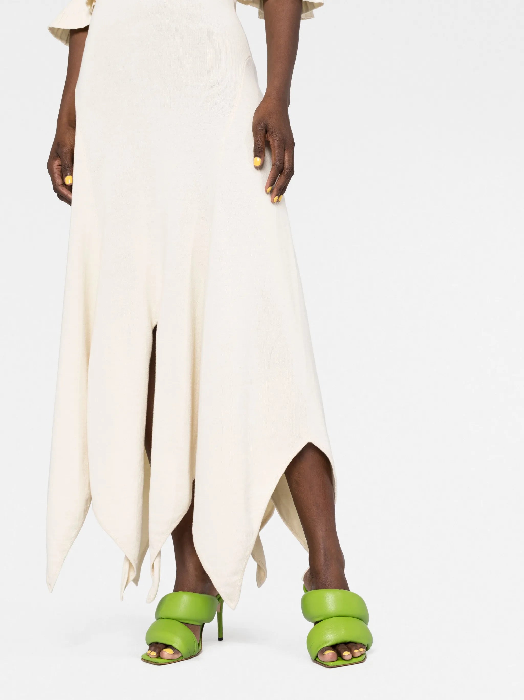 handkerchief halterneck dress