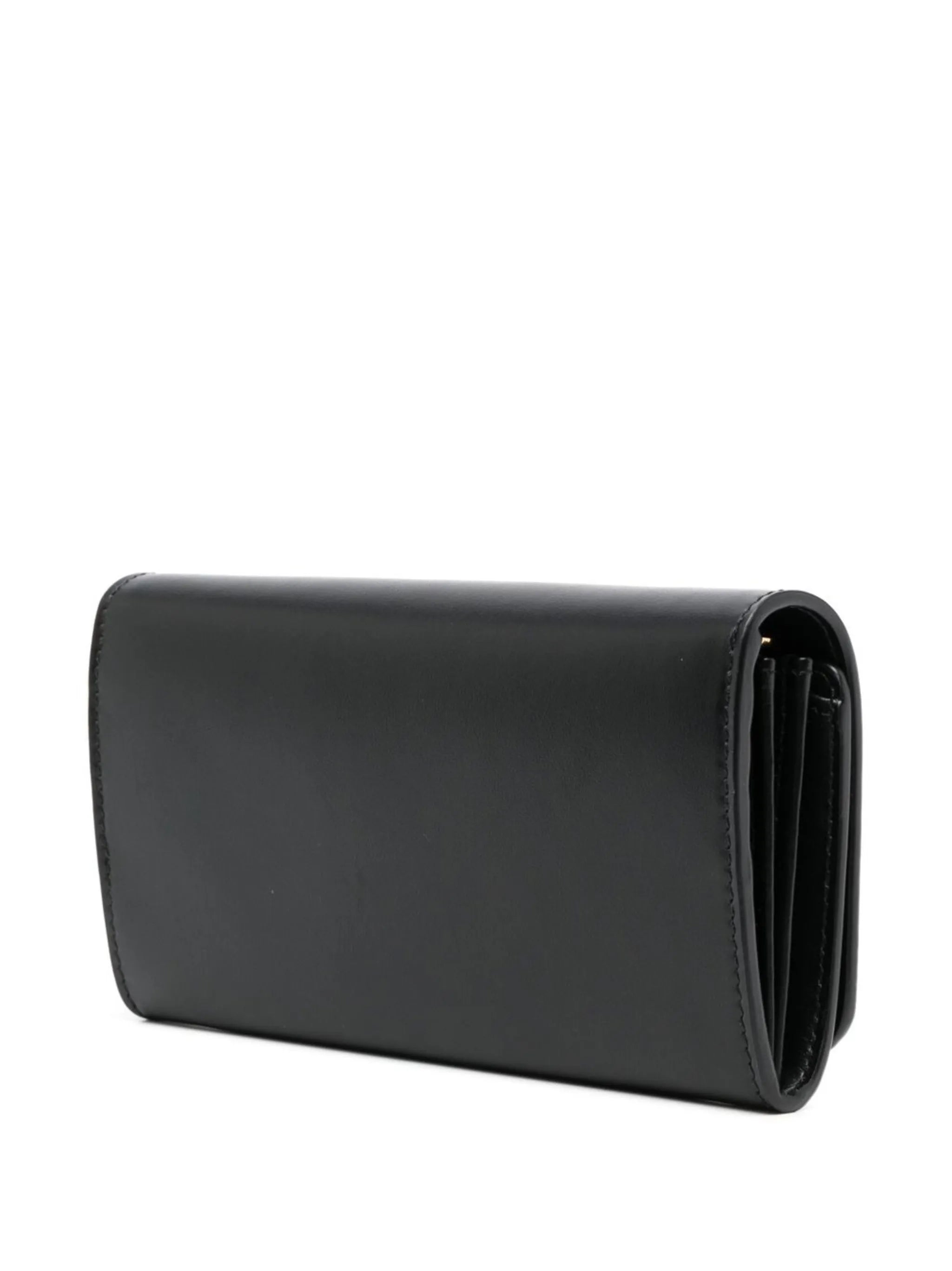 logo plaque clutch bag