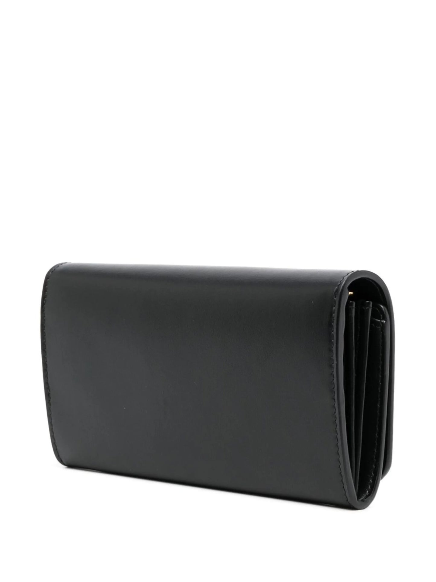logo plaque clutch bag