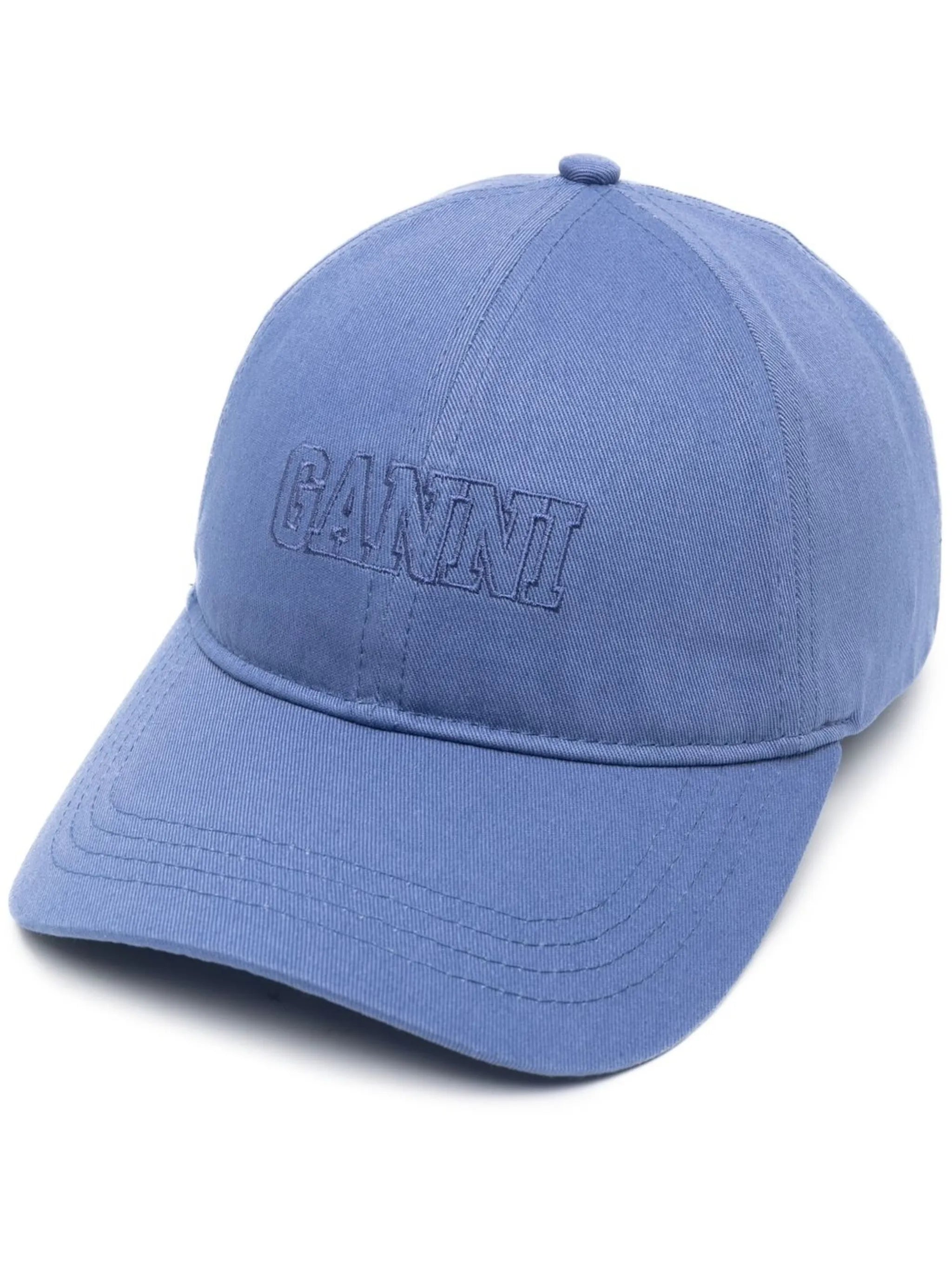 organic cotton embroidered-logo cap