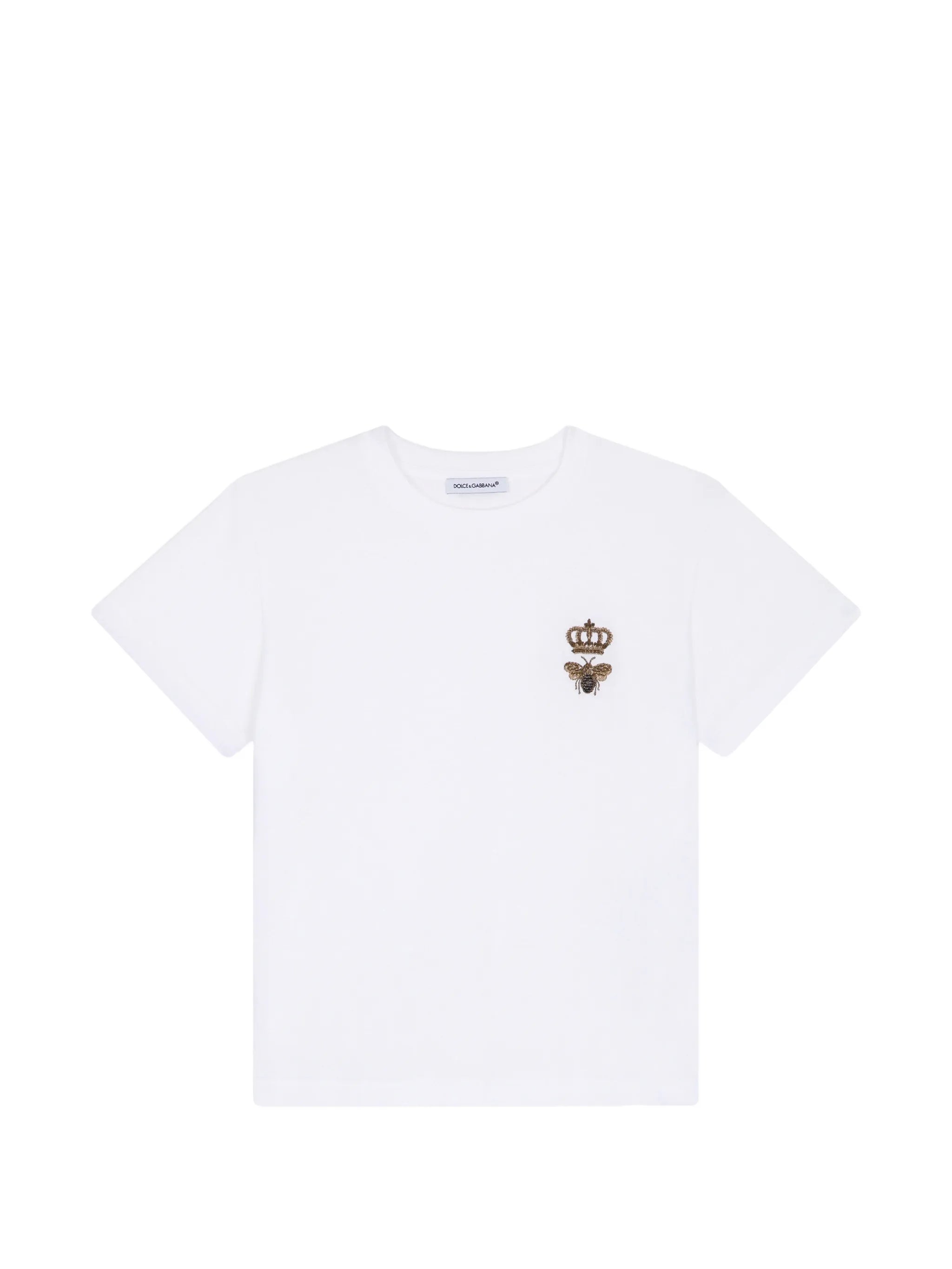 embroidered Bee cotton T-shirt