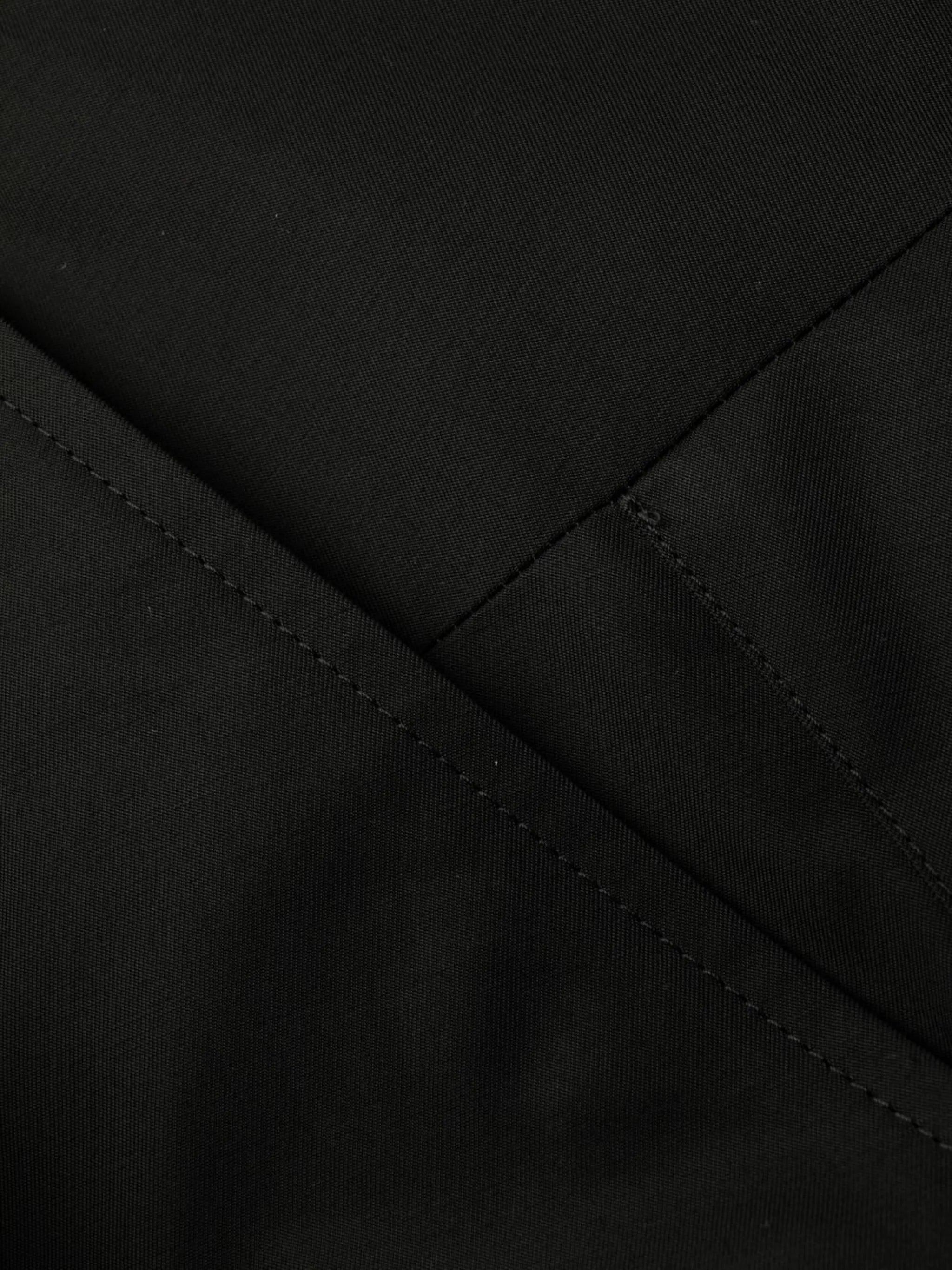logo-patch straight-leg trousers