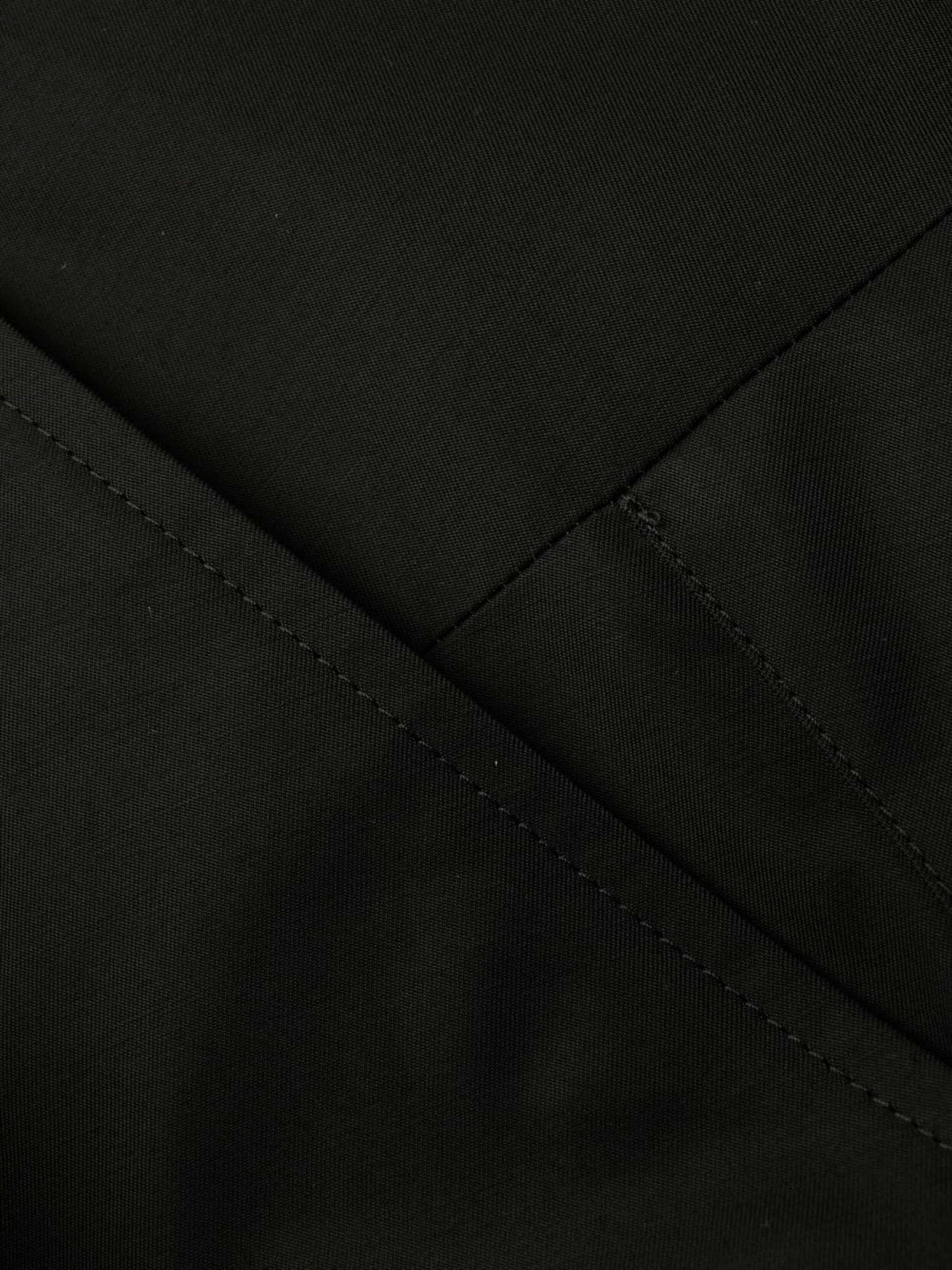 logo-patch straight-leg trousers