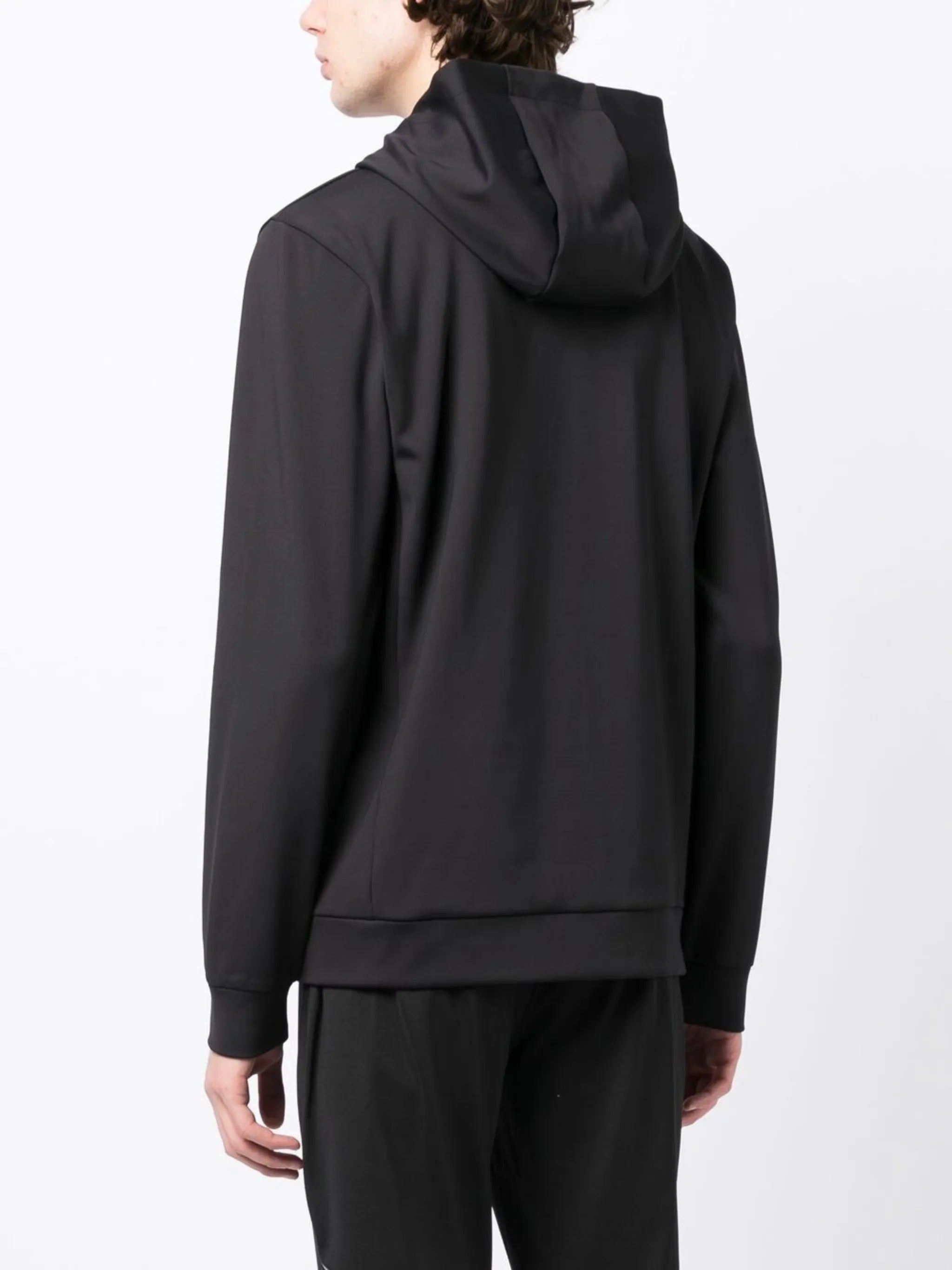 logo-print long-sleeve hoodie