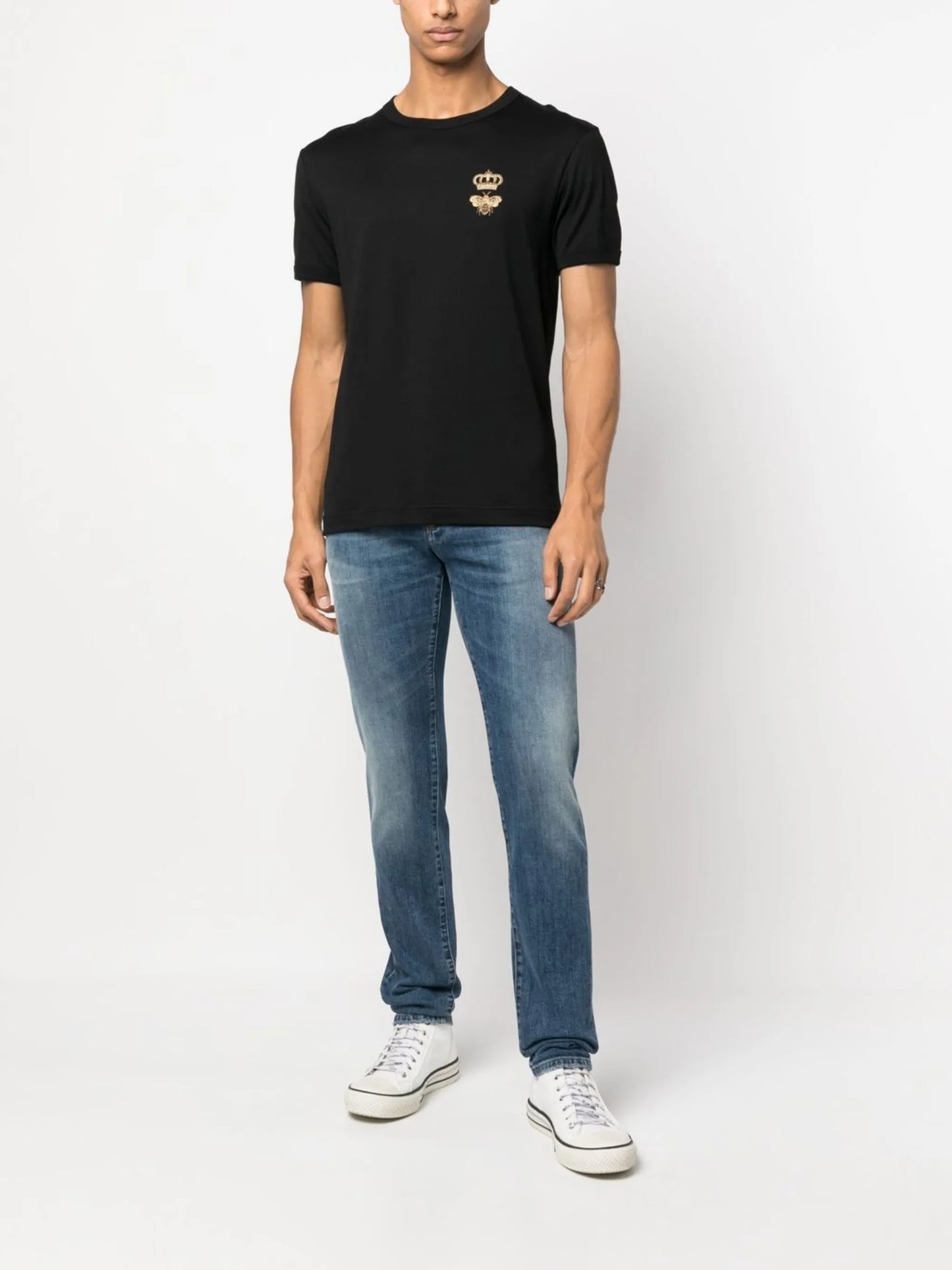 motif-detail T-shirt