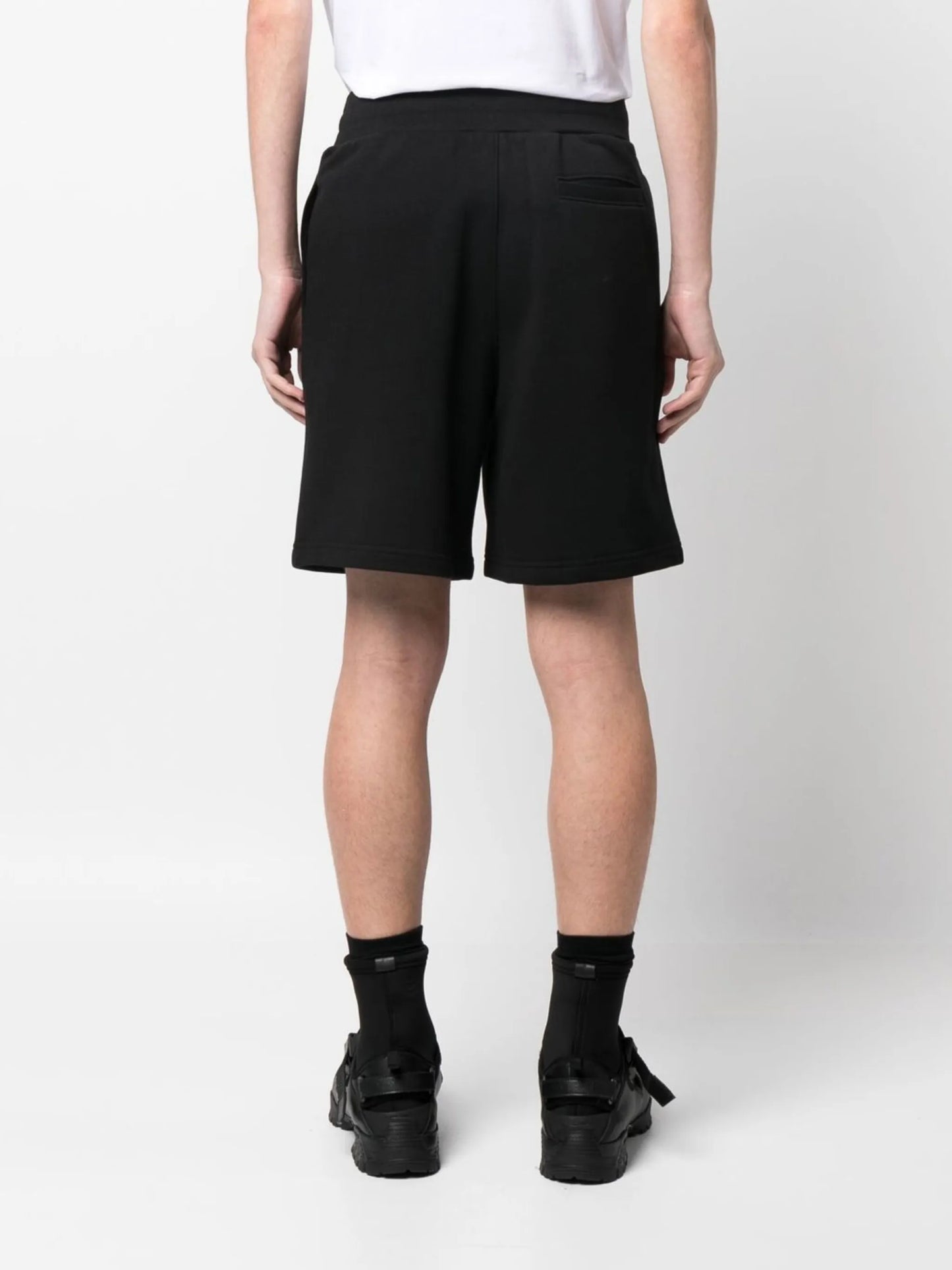 x Smiley cotton jersey shorts